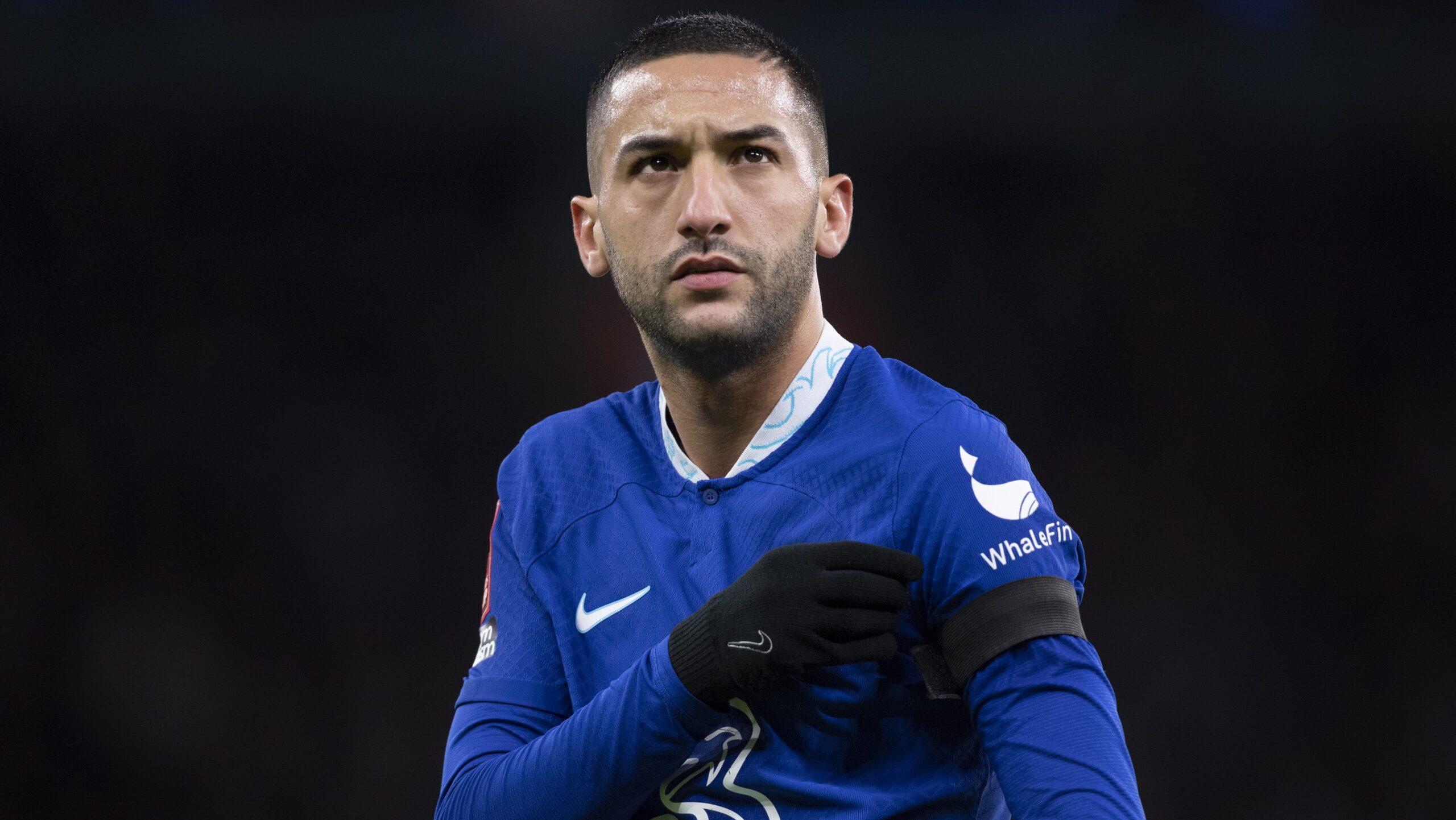 Ziyech em ação pelo Chelsea