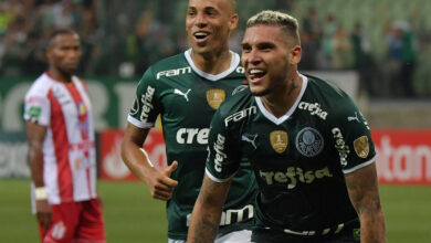 Rafael Navarro em ação pelo Palmeiras
