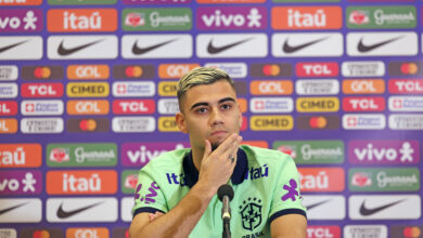 Andreas Pereira em coletiva pela Seleção