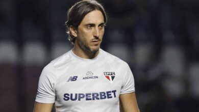 Luis Zubeldía enquanto treinador do São Paulo