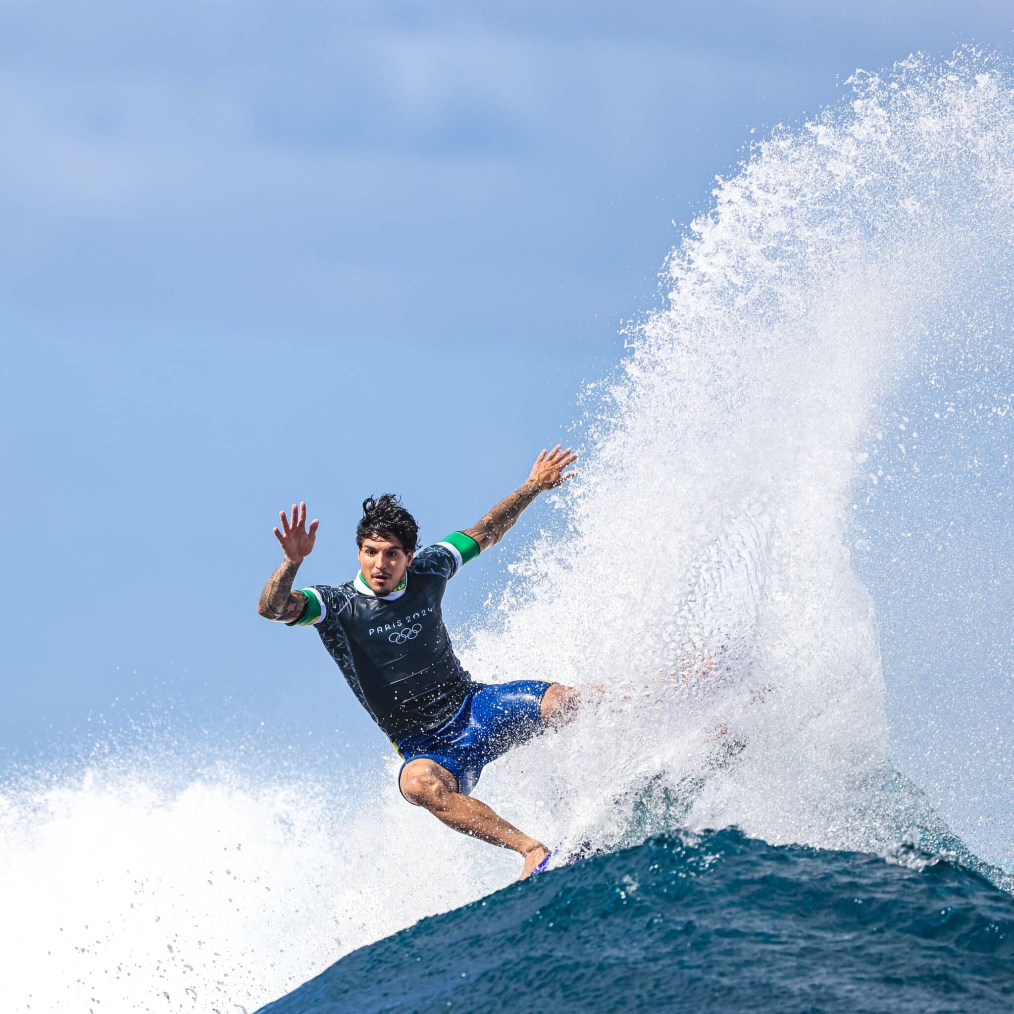 Gabriel Medina no surf olímpico