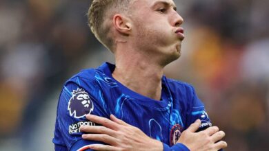 Cole Palmer do Chelsea durante partida da Premier League