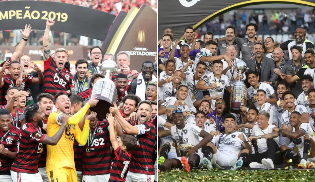 Flamengo 2019 e Botafogo 2024