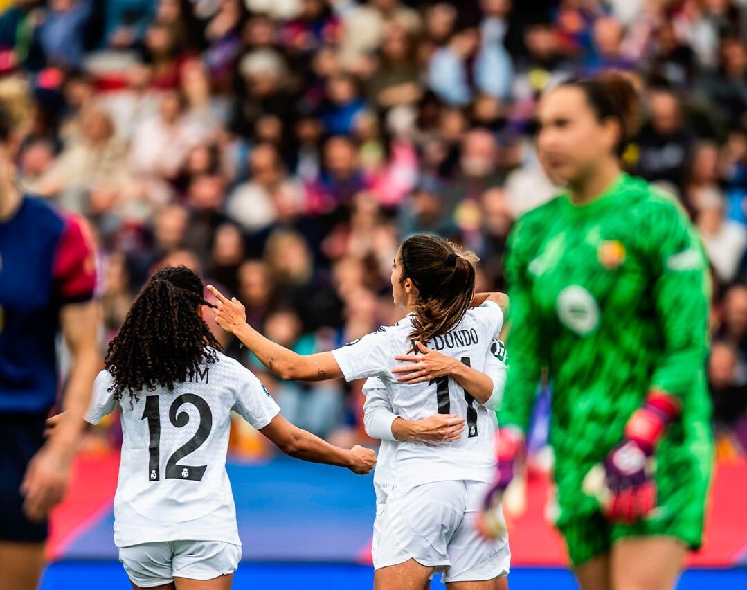 Real Madrid feminino vence Barcelona feminino