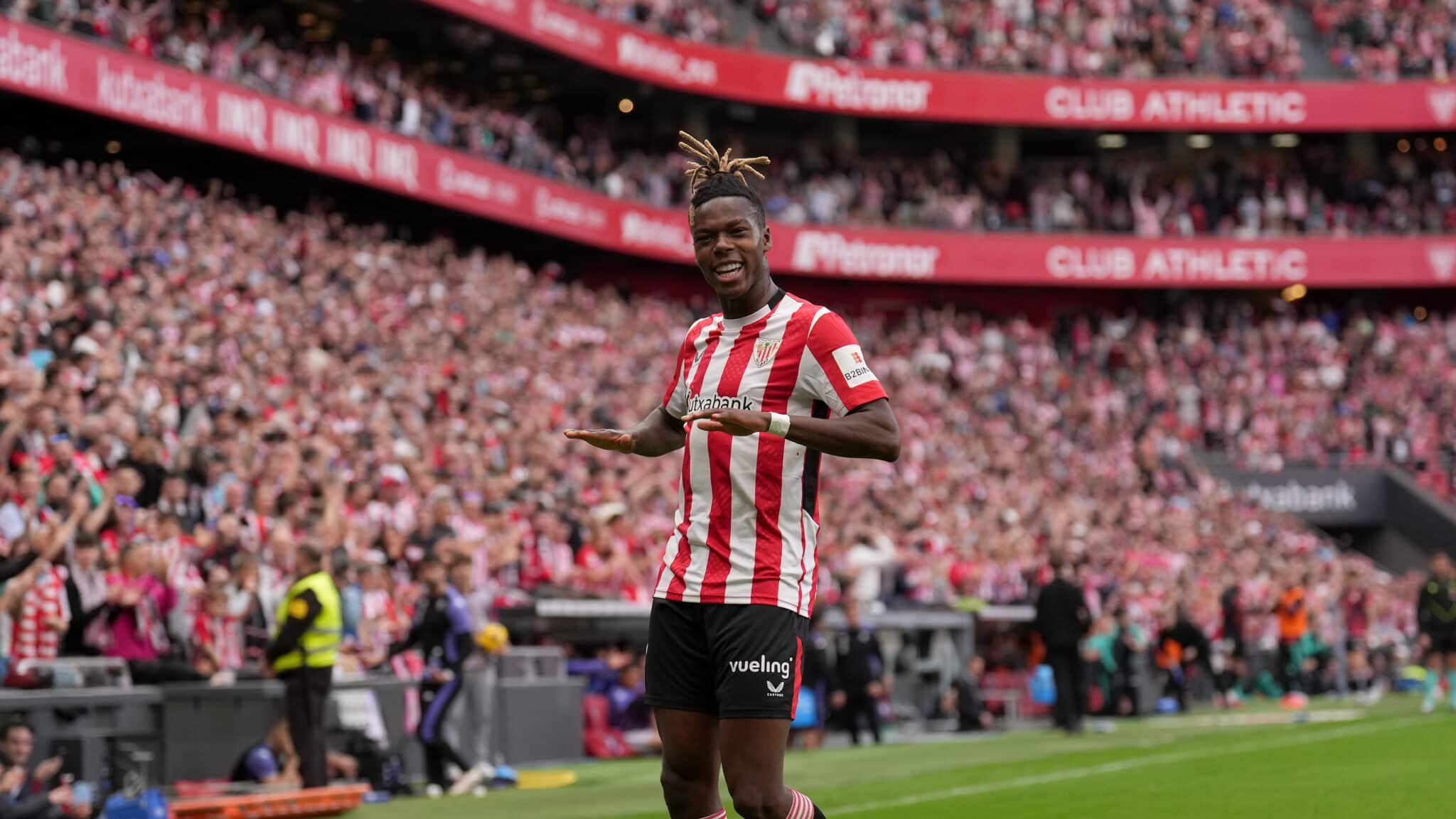 Nico Williams pelo Athletic Bilbao