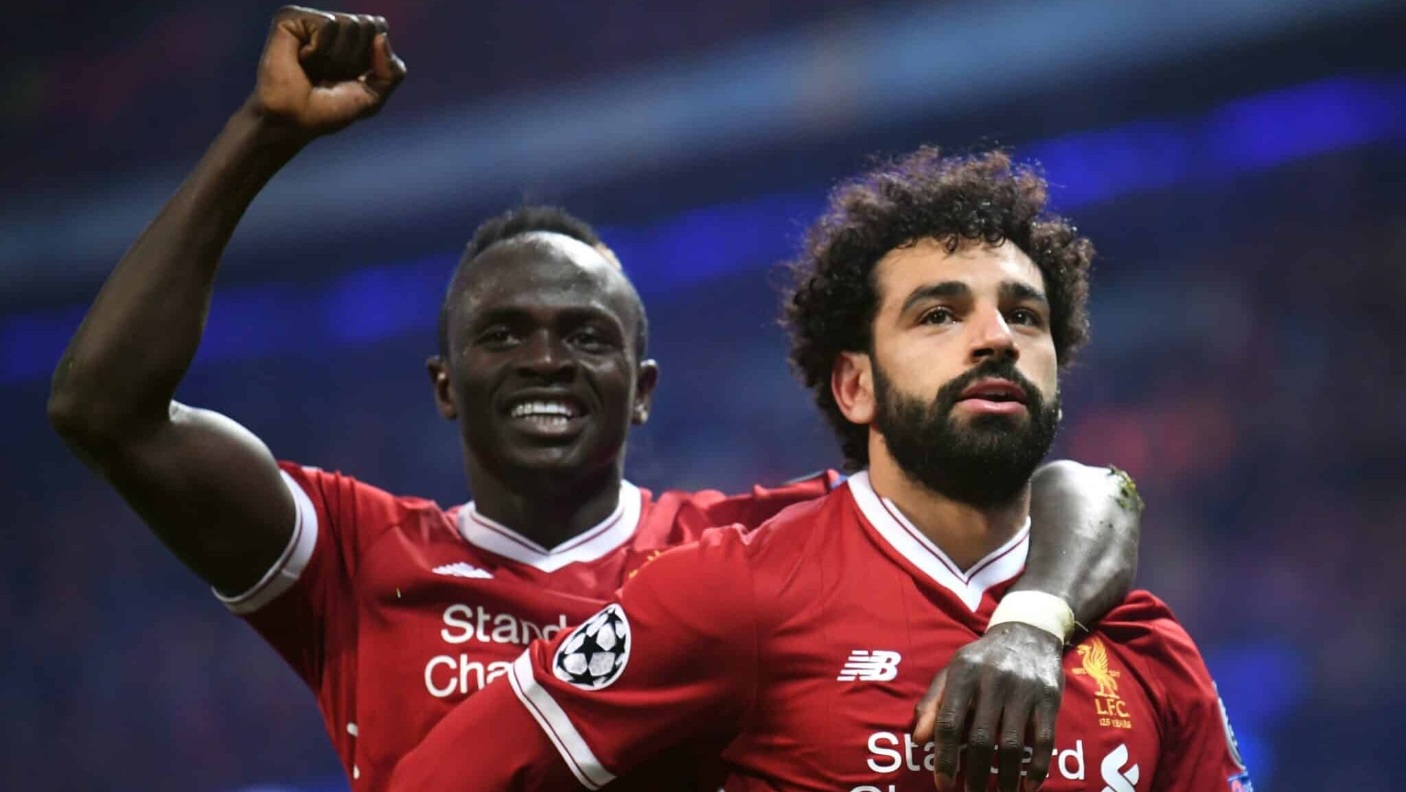 Salah e Mané pelo Liverpool