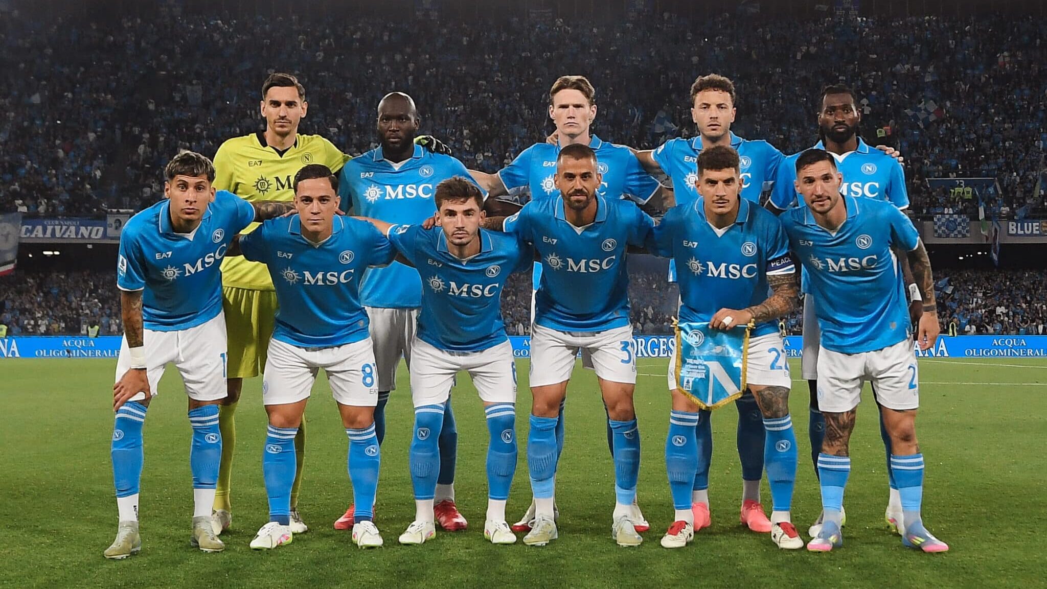 Jogadores do Napoli