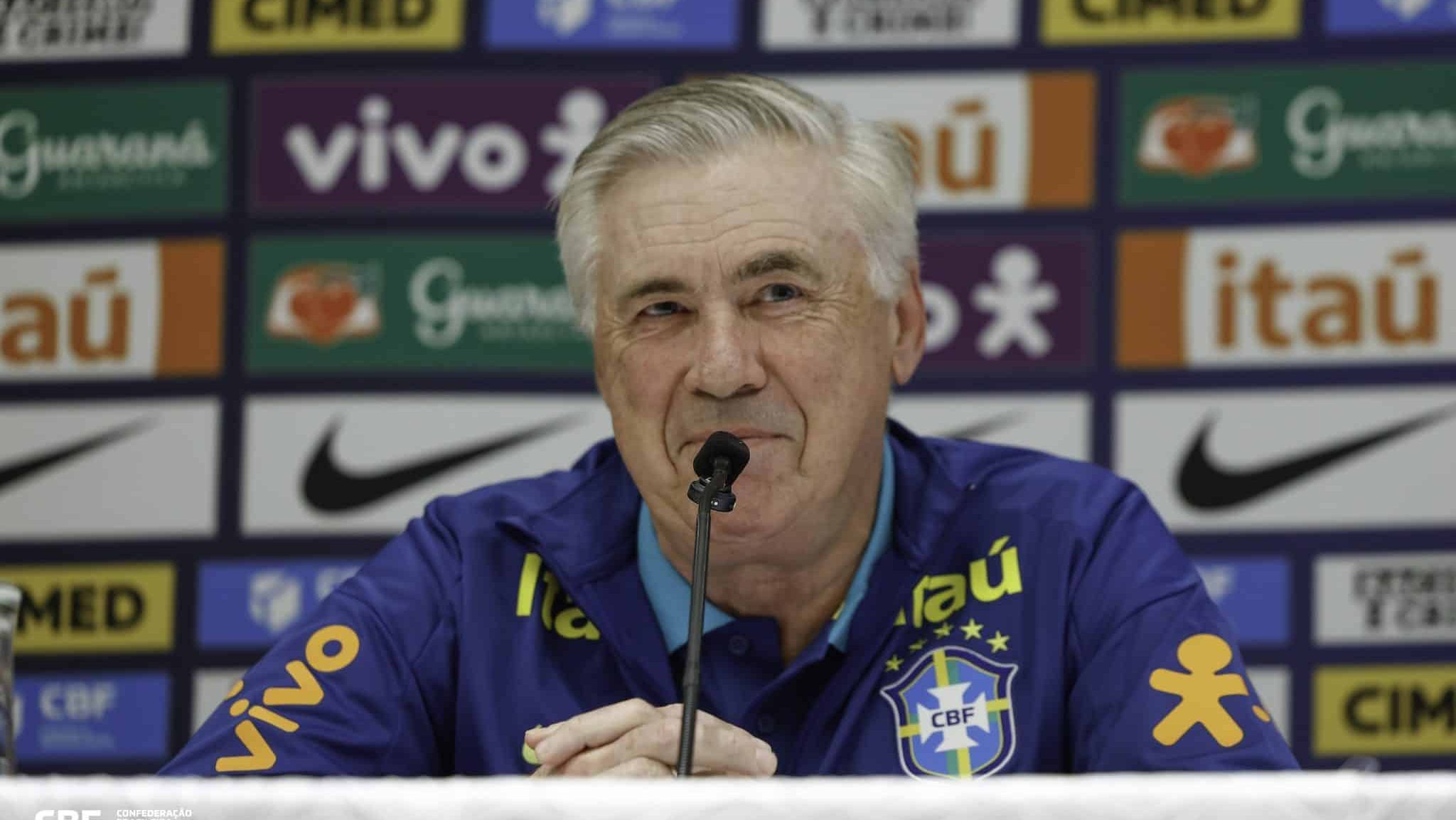 Carlo Ancelotti pela seleção brasileira/brasil