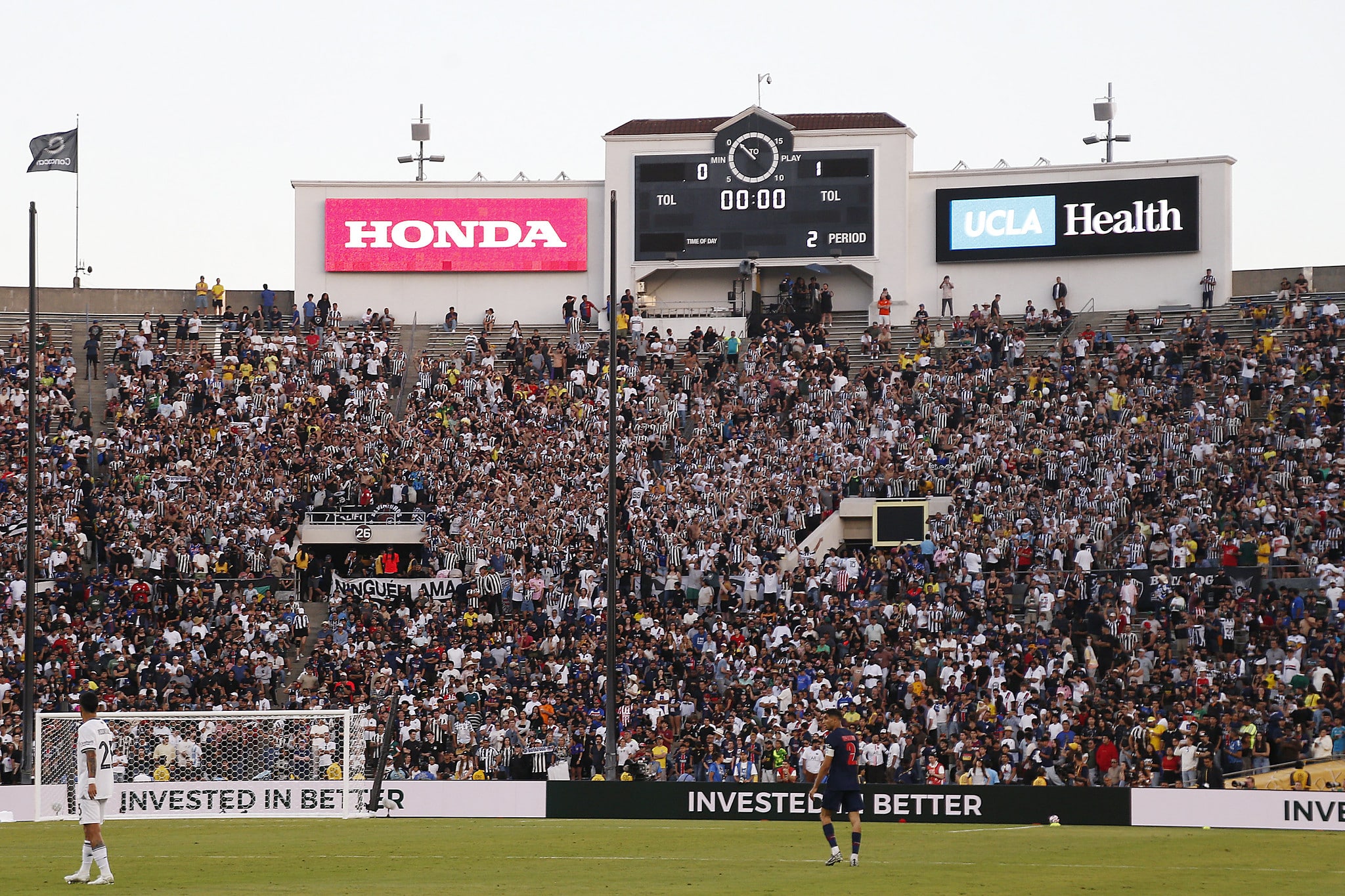 Torcida do Botafogo no Rose Bowl