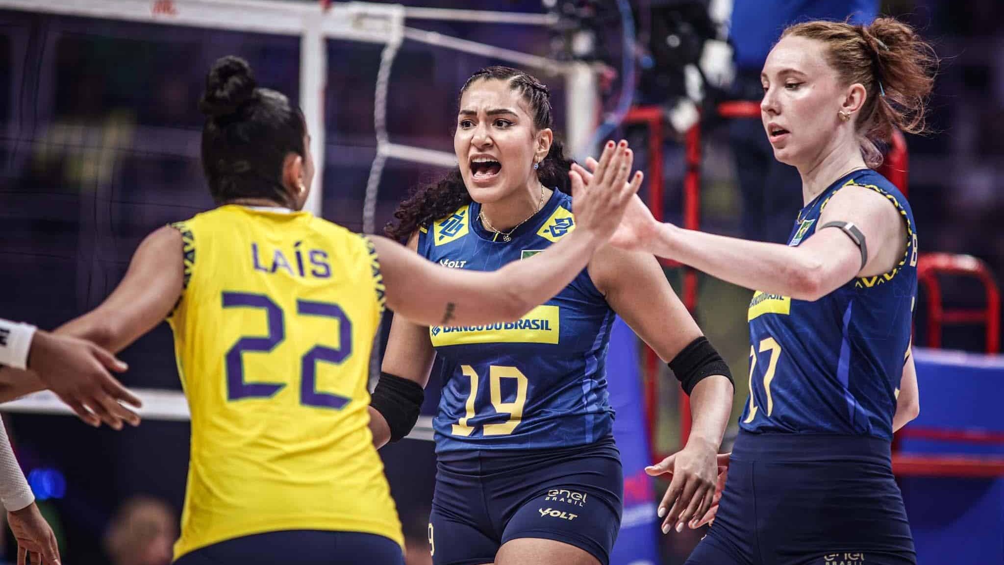 Brasil na estreia das Liga das Nações, no Maracanãzinho