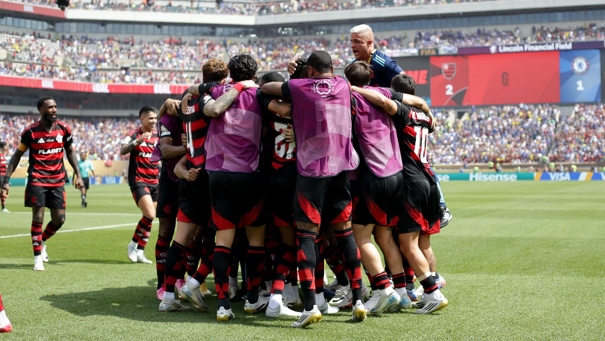 Flamengo se classificou às oitavas de final da Copa do Mundo de Clubes - GIlvan de Souza / Flamengo