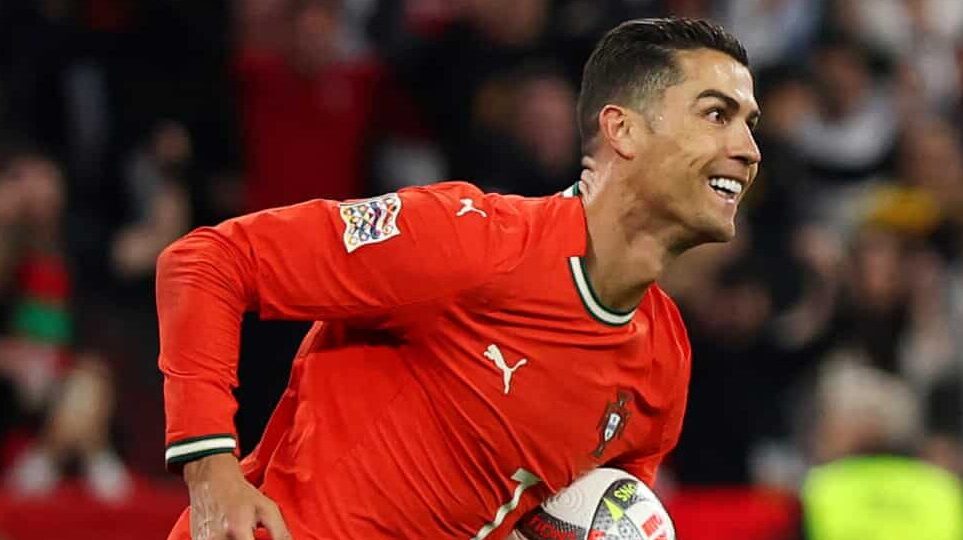 Cristiano Ronaldo na final da Liga das Nações