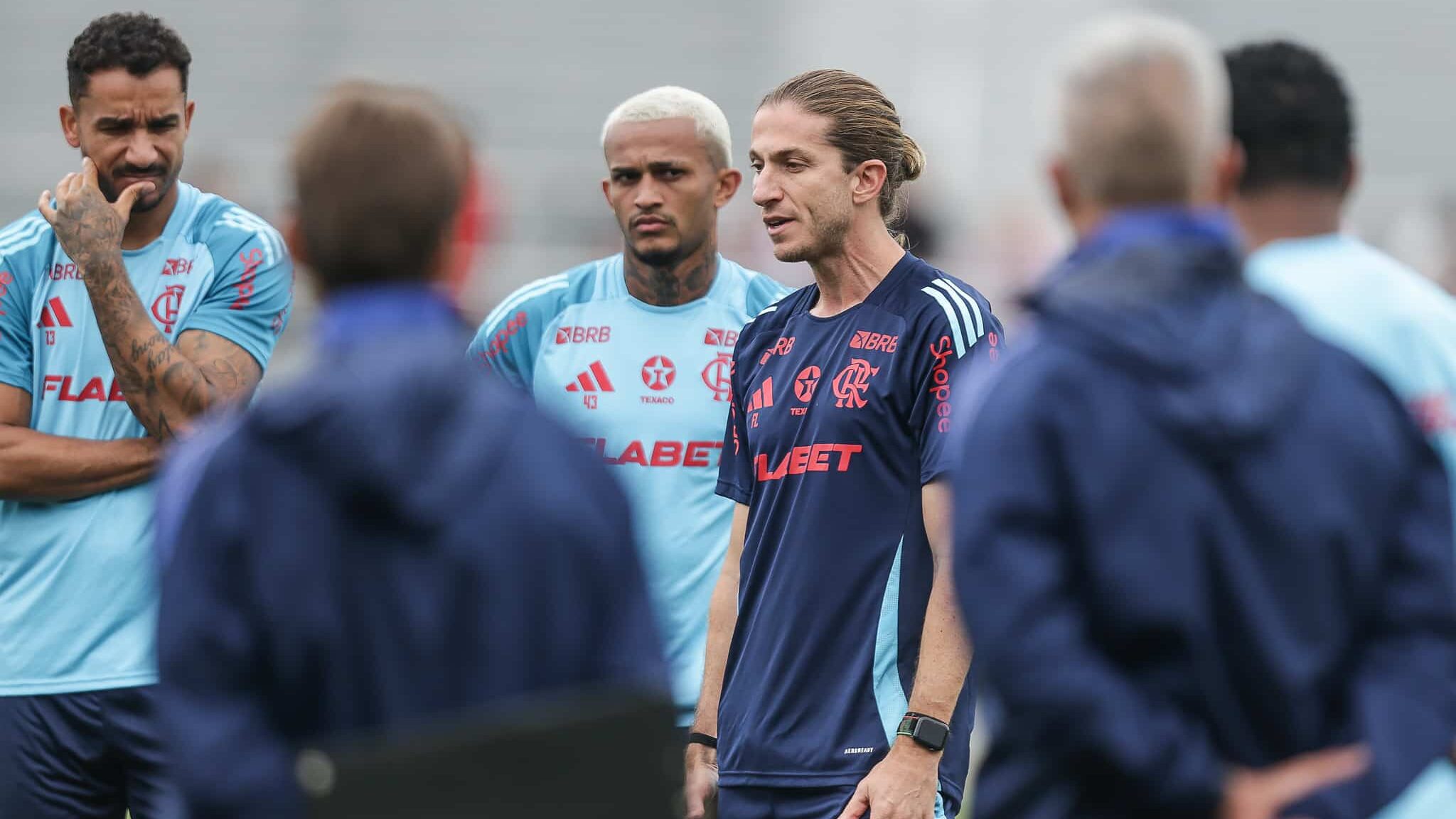 Filipe Luís, técnico do Flamengo