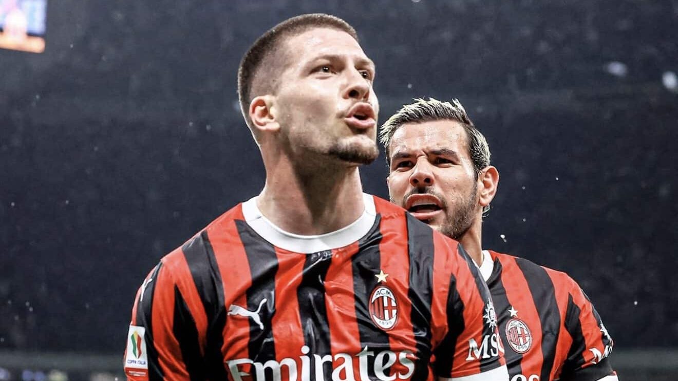 Luka Jović, atacante do Milan