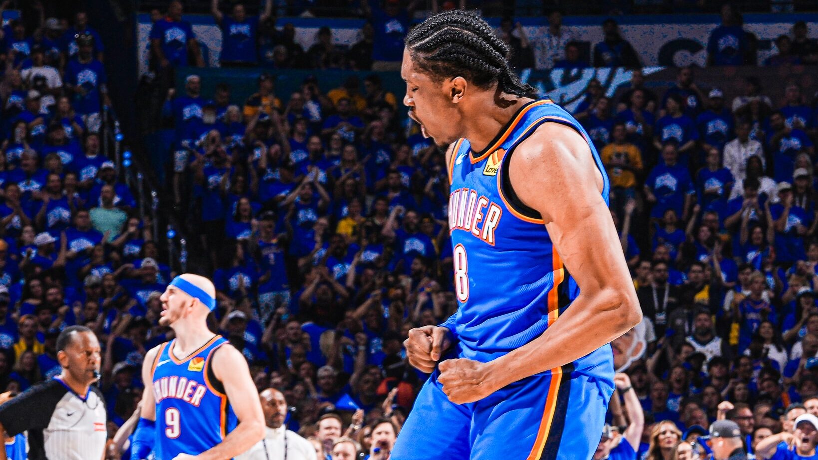 O Oklahoma City Thunder é o campeão da temporada de 2024/2025 da NBA - Divulgação / Oklahoma City Thunder