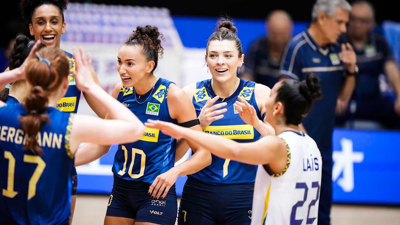 Brasil venceu a Bulgária pela Liga das Nações de Võlei - Divulgação / FIVB
