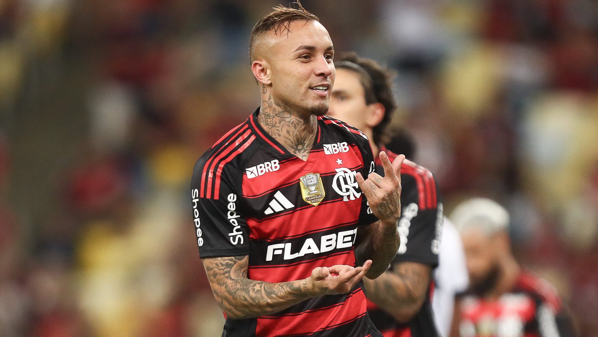 Everton Cebolinha pode estar de saída do Flamengo - GIlvan de Souza / Flamengo