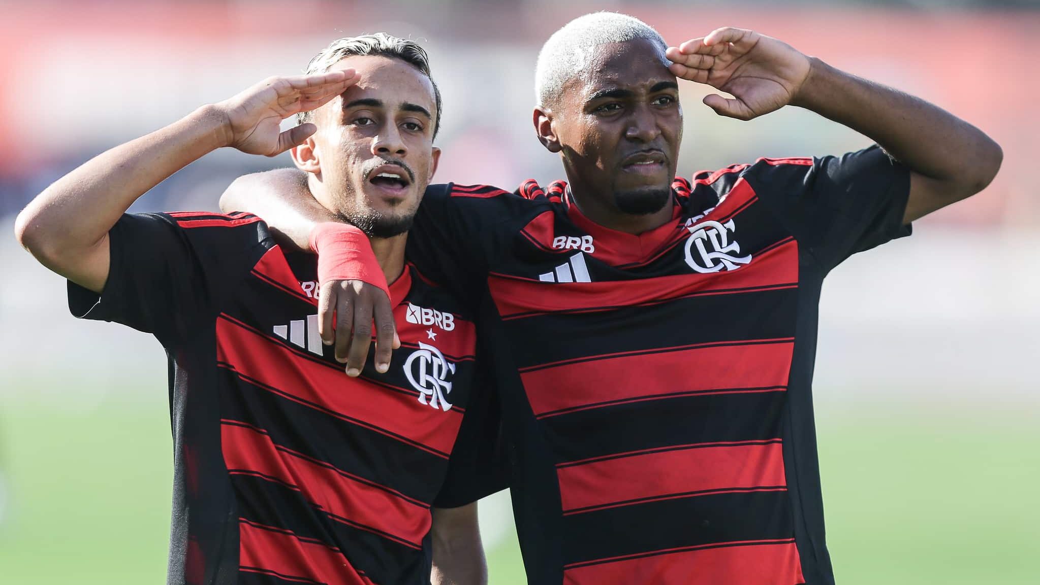 O Flamengo Sub-20 venceu o time principal do Bayer Leverkusen - Gilvan de Souza/Flamengo