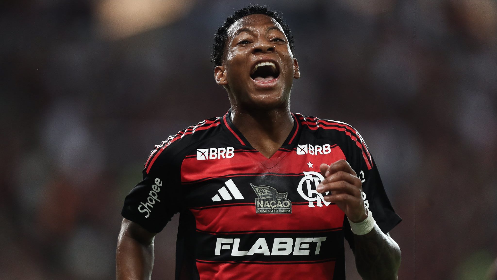 Gonzalo Plata em ação pelo Flamengo