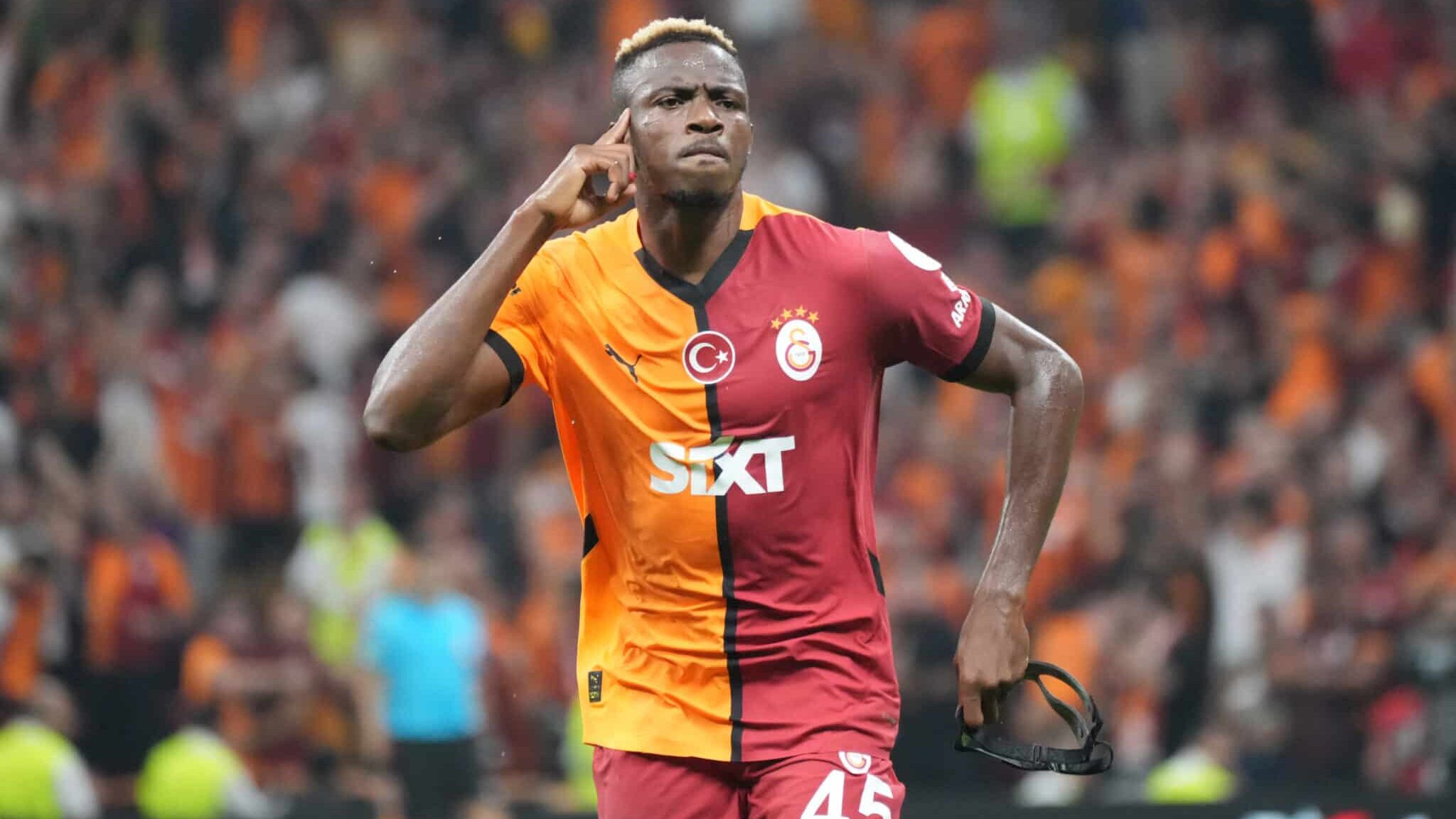 Victor Osimhen brilhou na última temporada pelo Galatasaray - Seskim Photo/MB Media/Getty Images