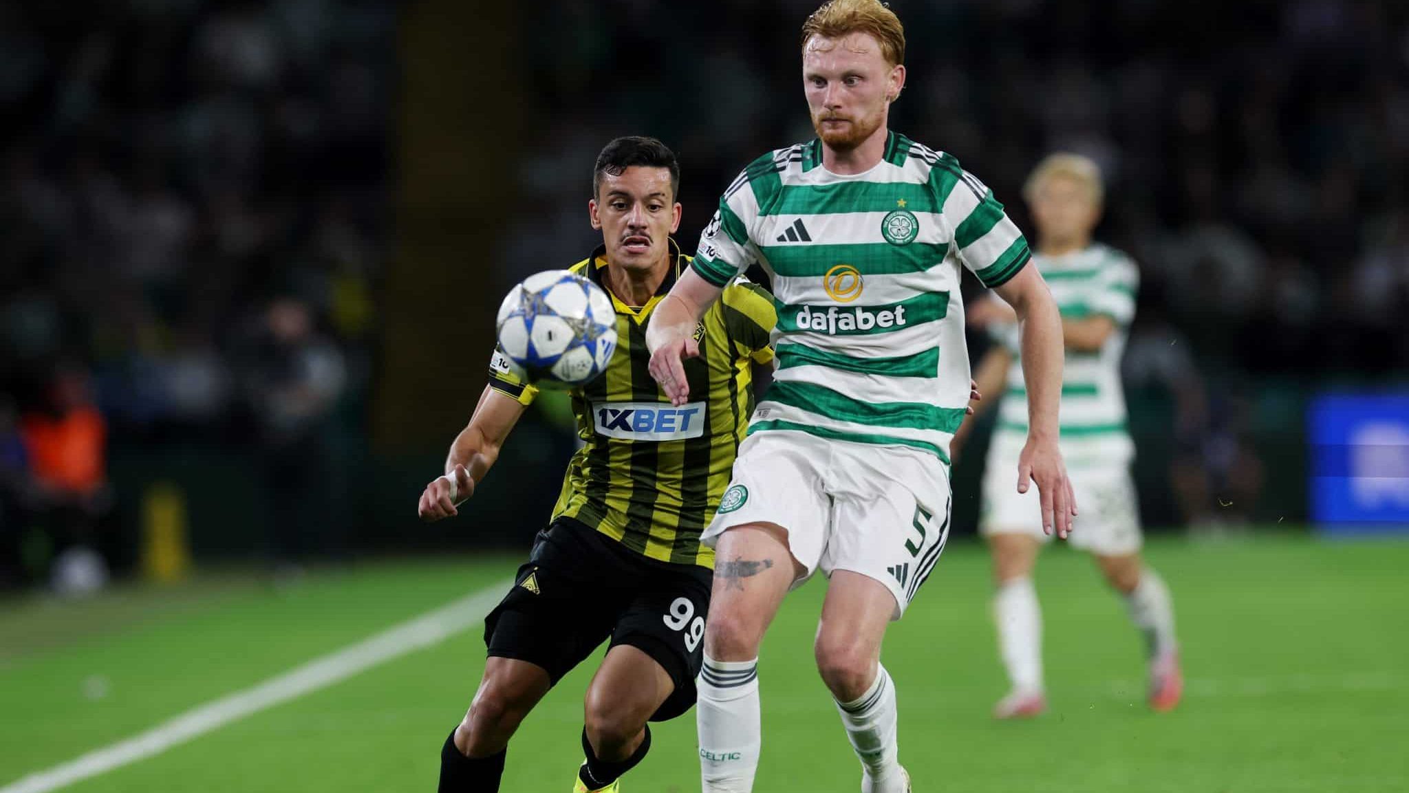 Ricardinho durante o jogo contra o Celtic