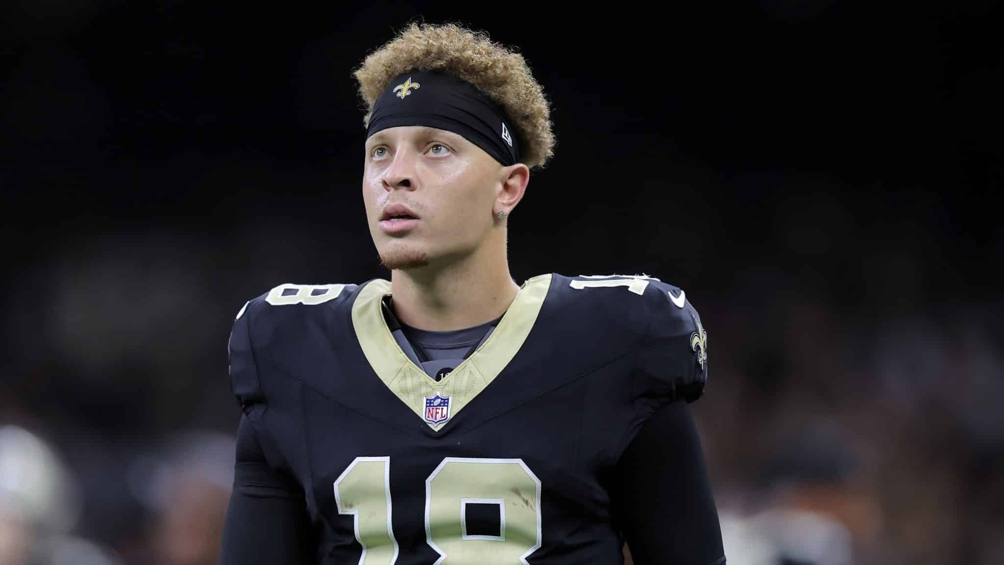 Spencer Rattler pelo New Orleans Saints