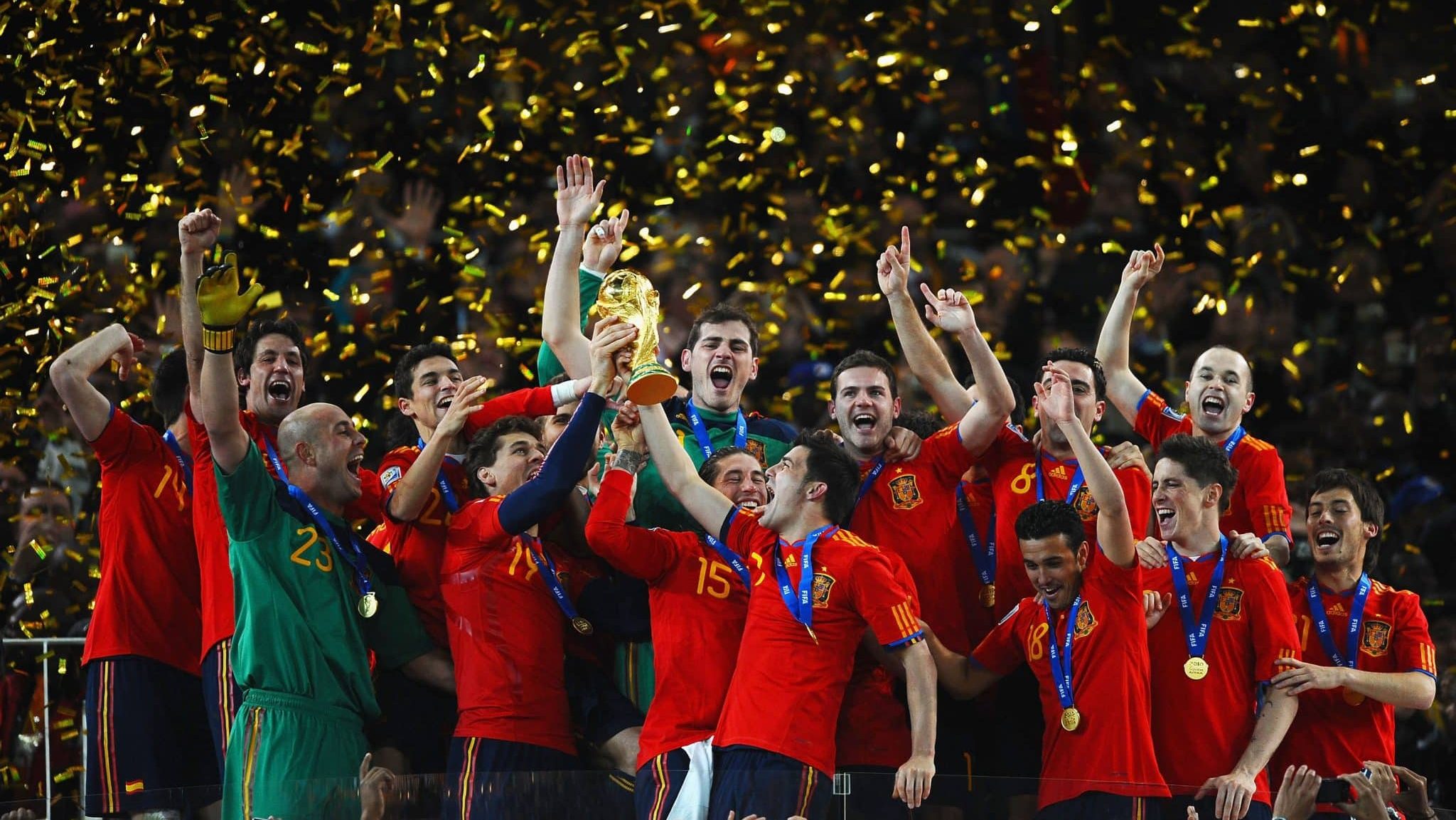 Espanha, campeã da Copa do Mundo de 2010