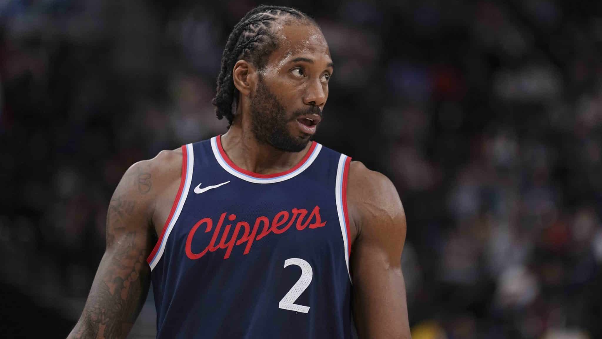 Kawhi Leonard em ação pelo Los Angeles Clippers