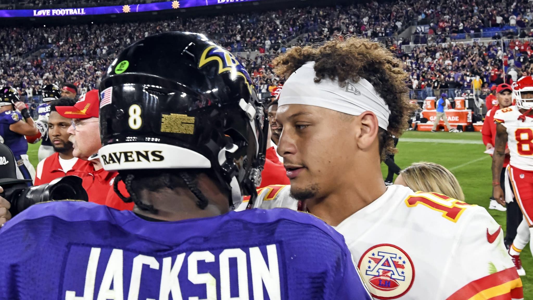 Lamar Jakcson e Patrick Mahomes