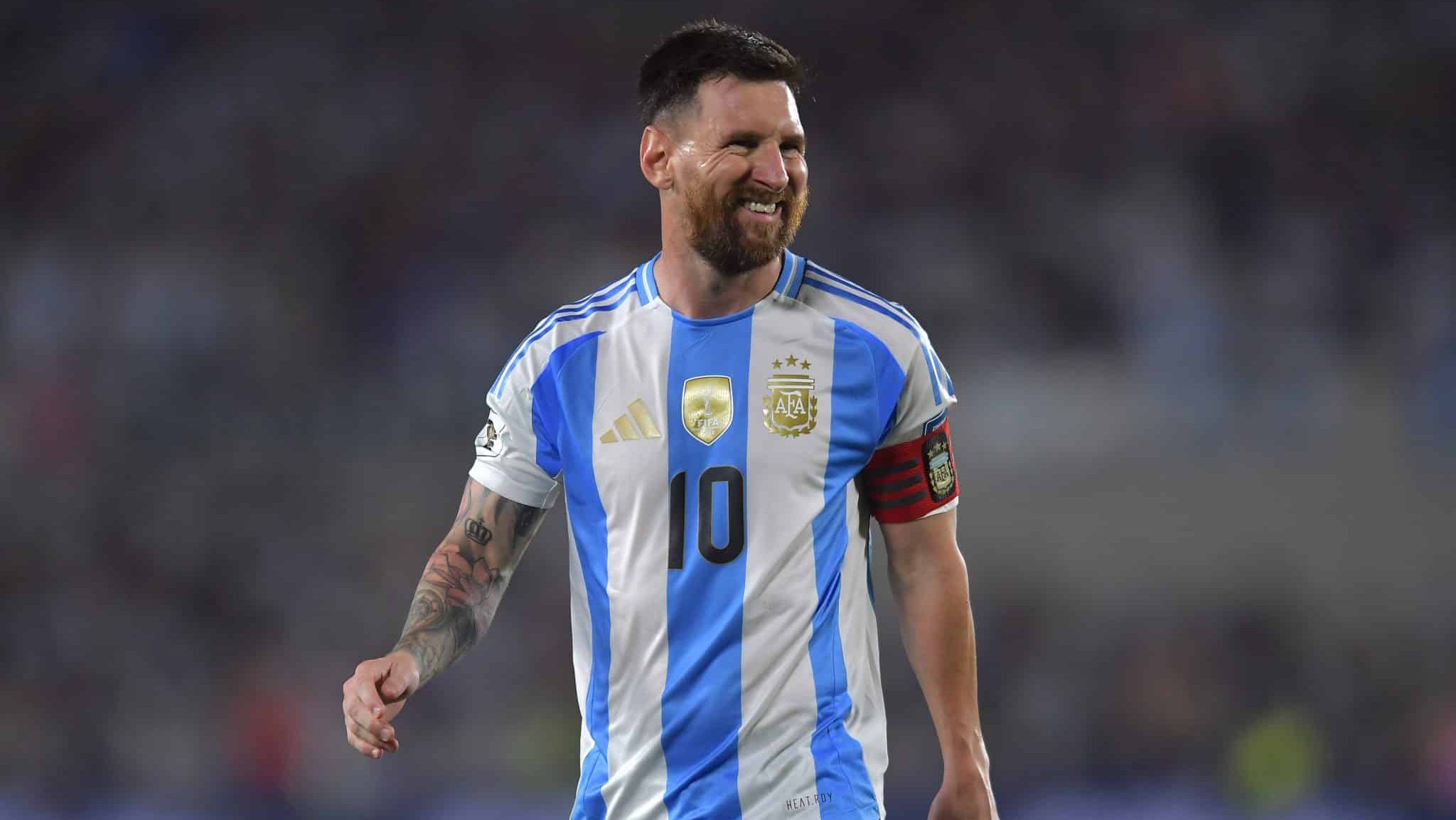 Messi em ação pela Argentina