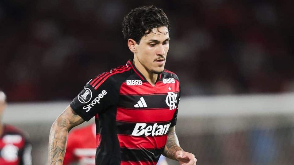 Pedro em ação pelo Flamengo