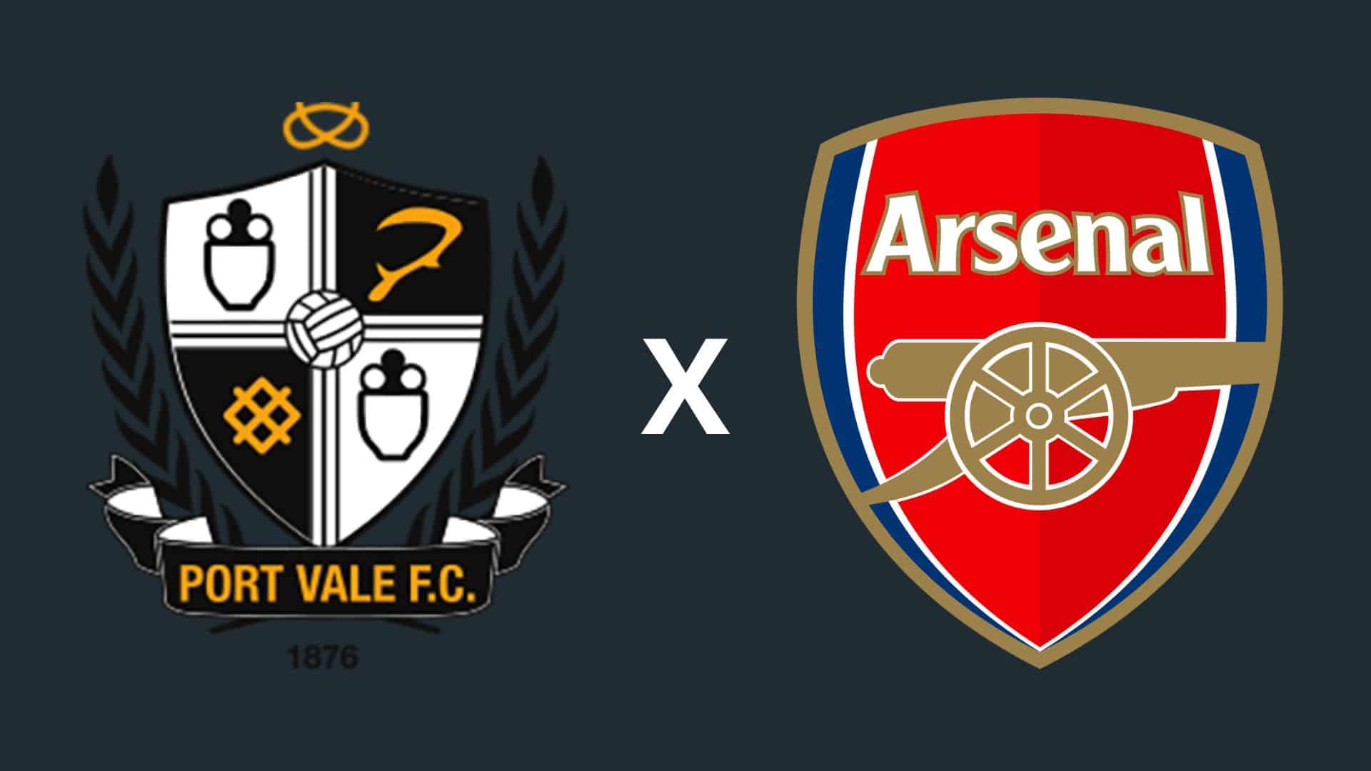 Port Vale x Arsenal