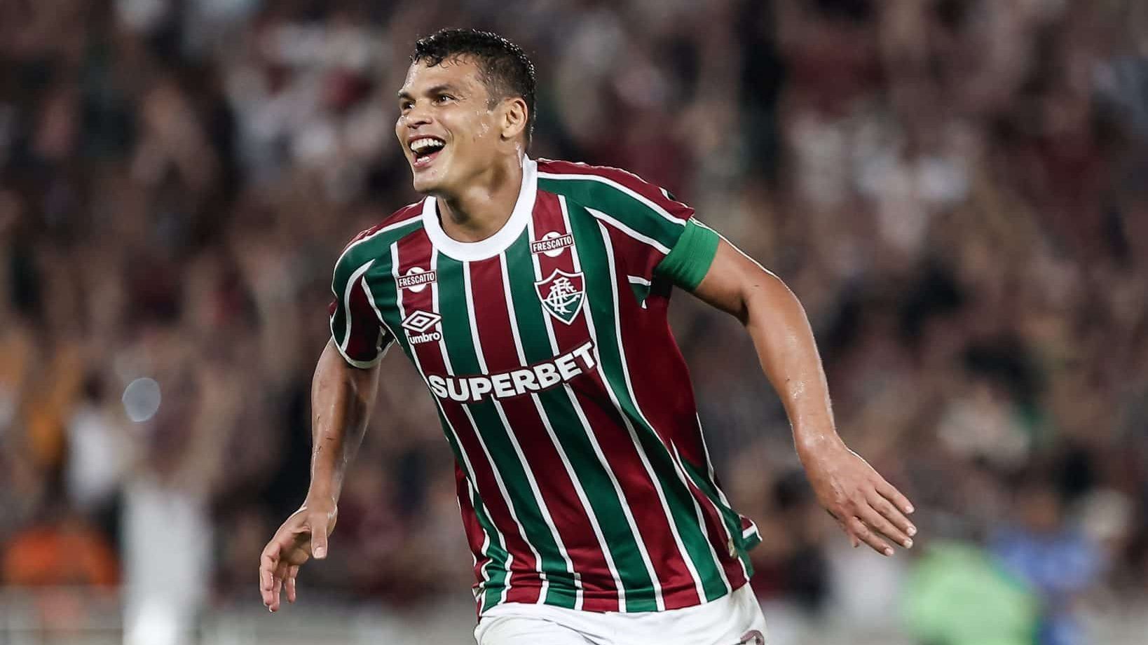 Thiago Silva em ação pelo Fluminense