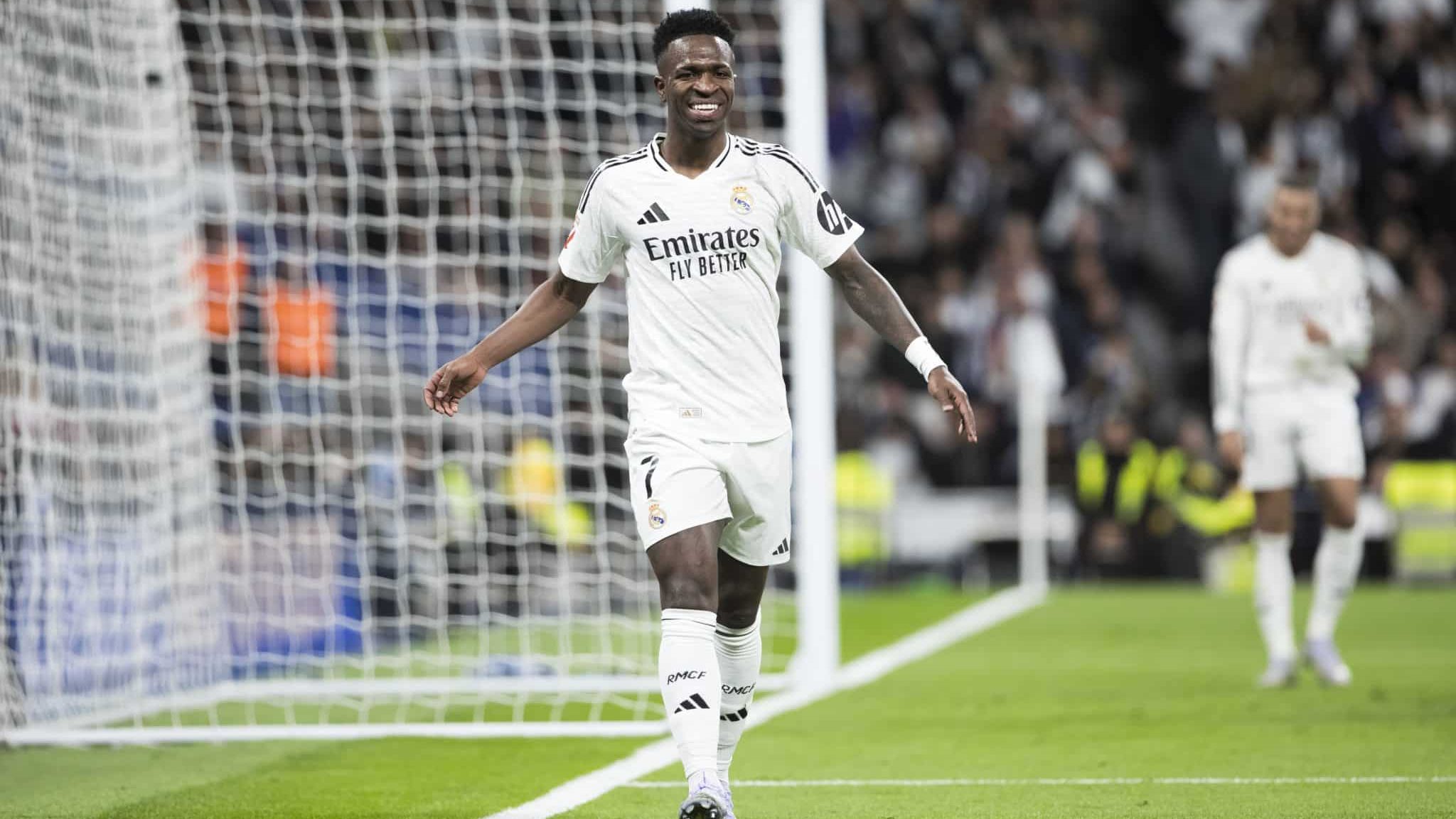 Vinicius Jr em ação pelo Real Madrid