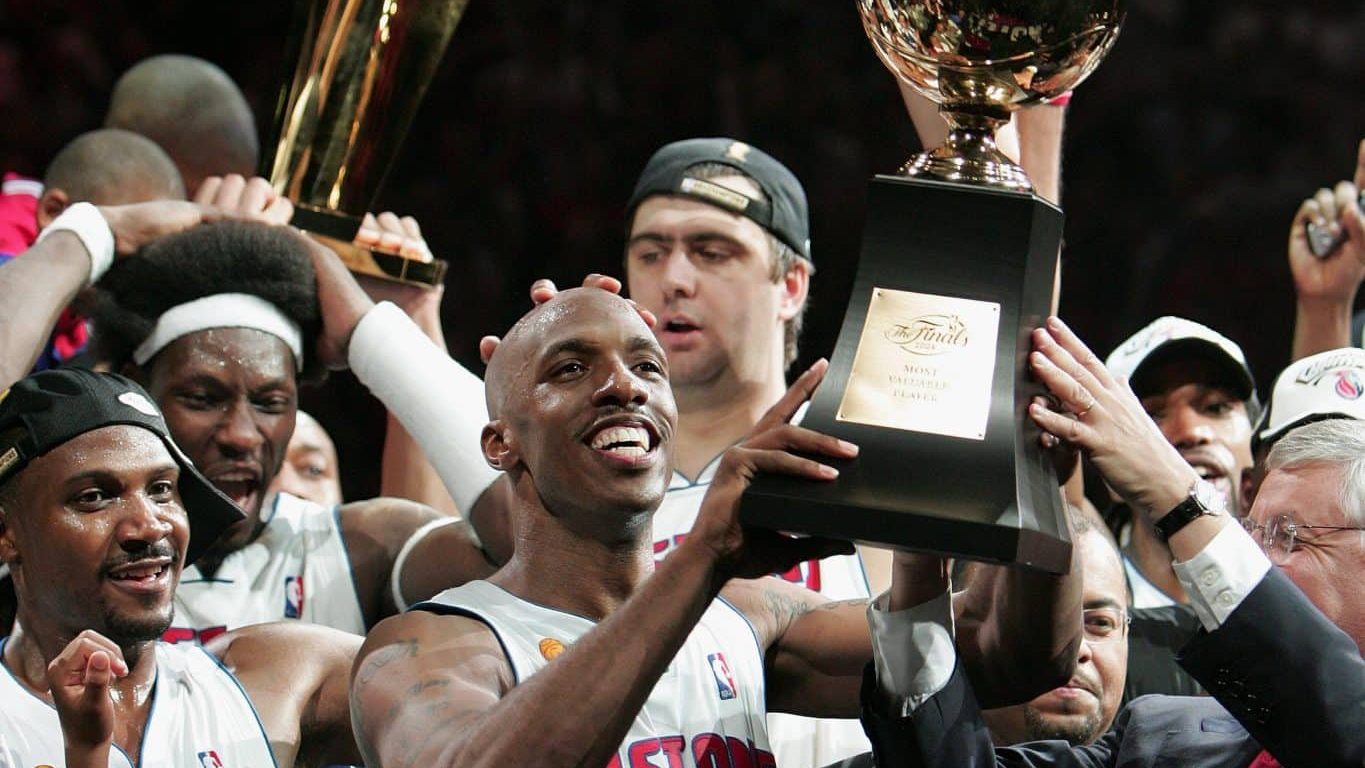 Chauncey Billups MVP e campeão da NBA pelo Detroit Pistons