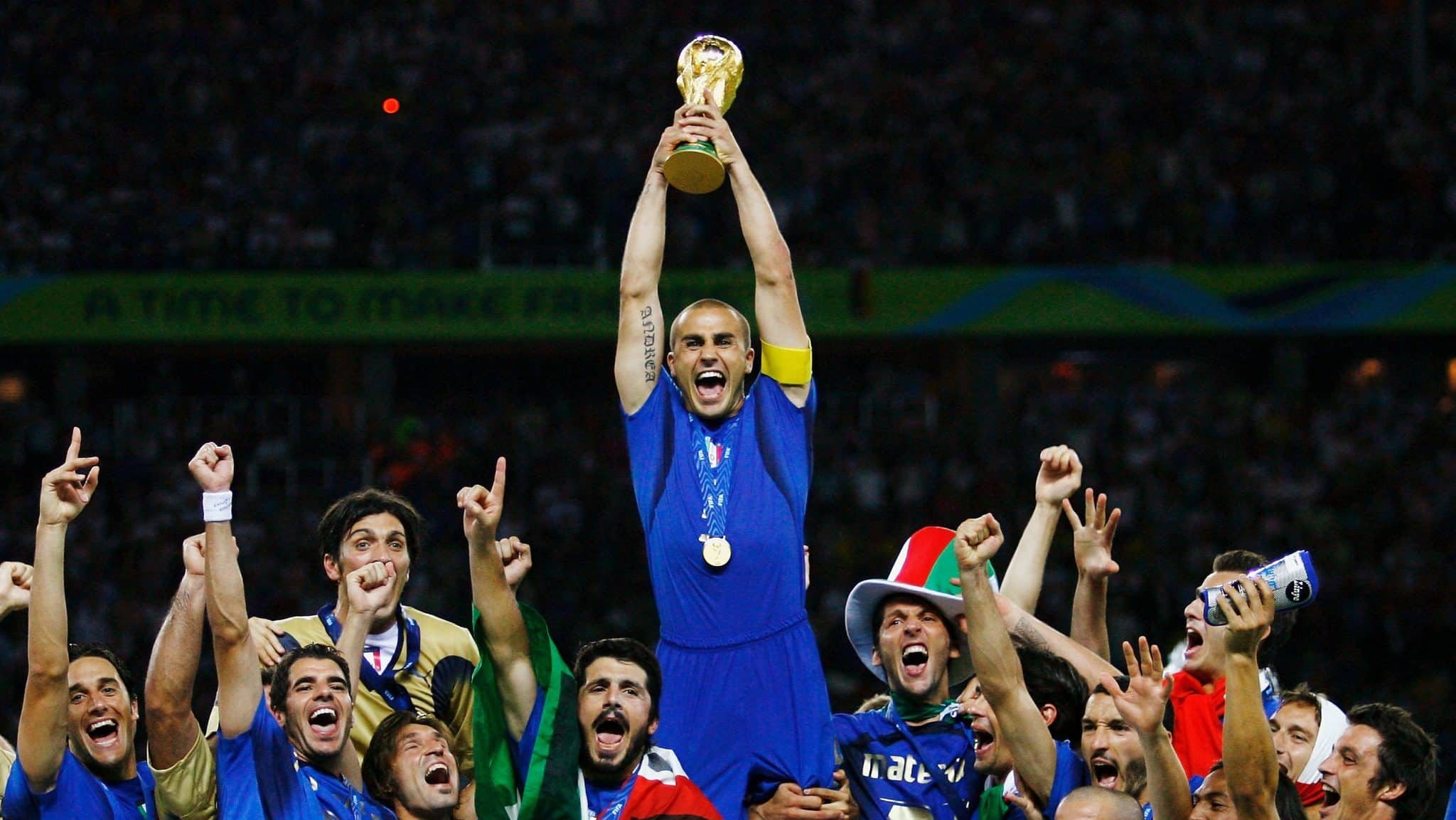 Fabio Cannavaro pela Itália na Copa do Mundo de 2006