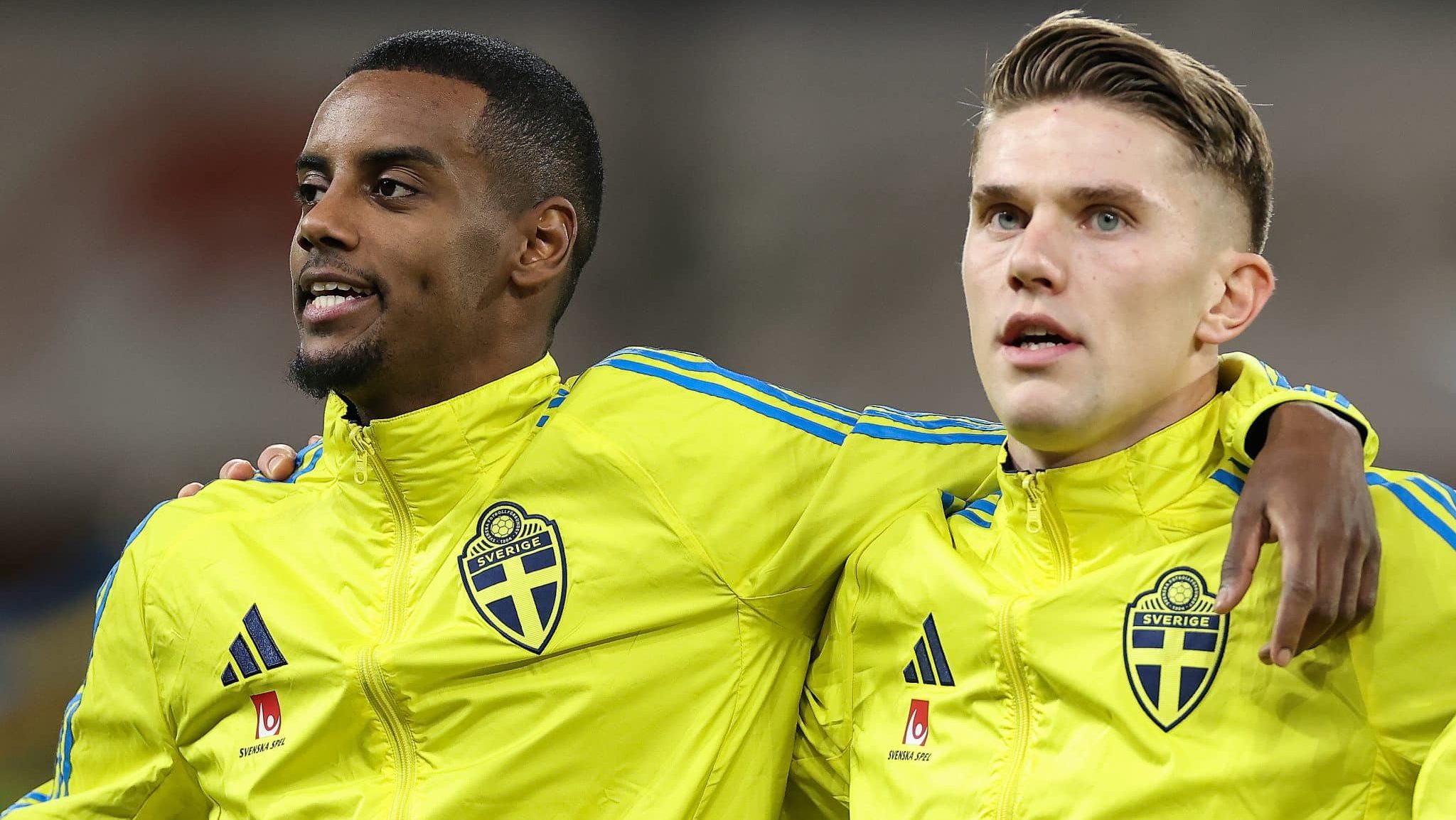 Alexander Isak e Viktor Gyökeres, estrelas da Suécia