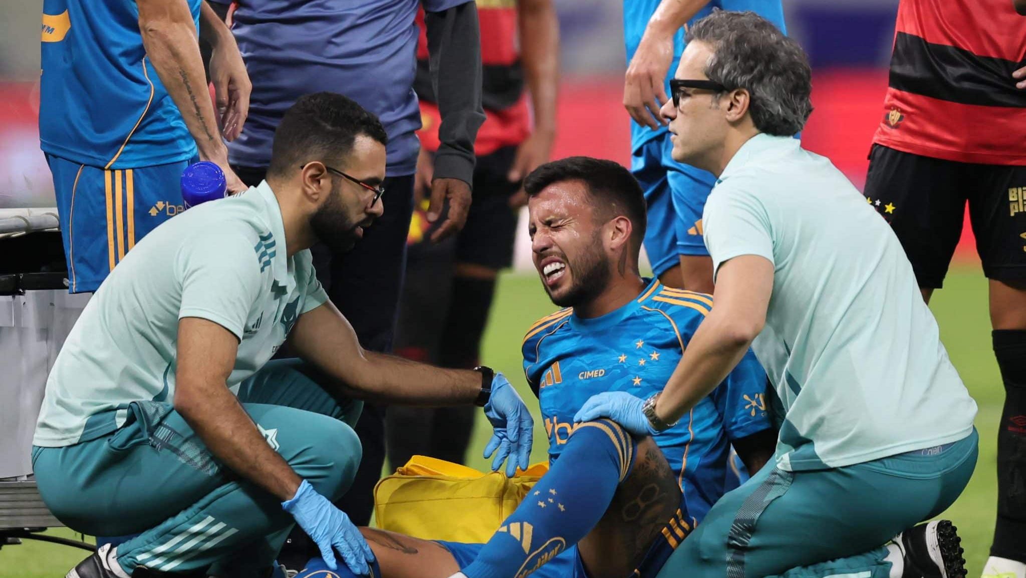 Matheus Henrique fraturou a costela contra o Sport