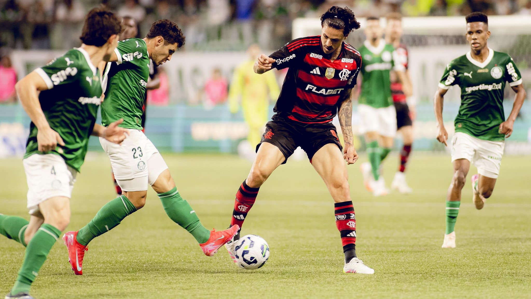 Palmeiras x Flamengo, pelo primeiro turno do Brasileirão de 2025