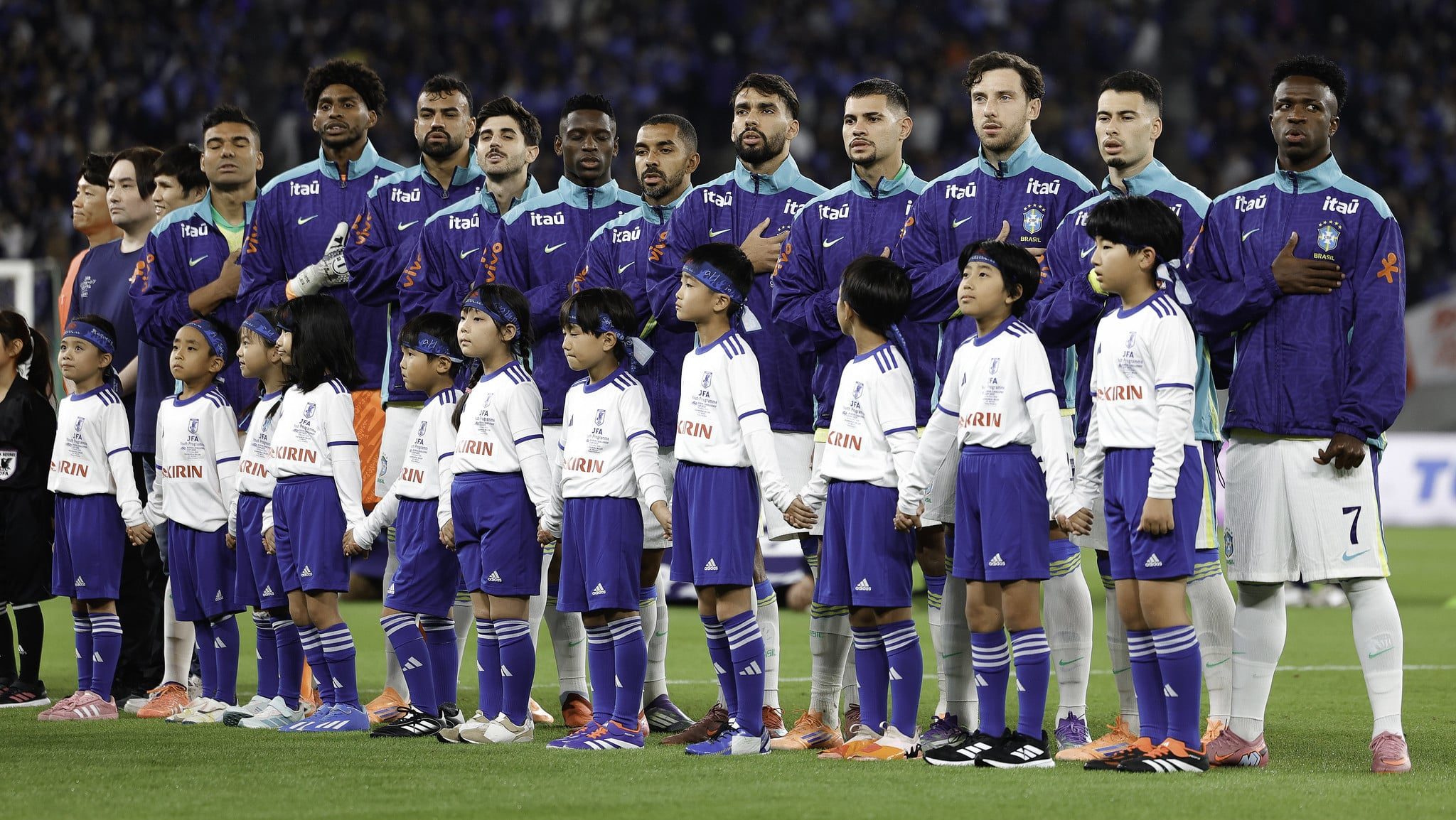 Seleção Brasileira contra o Japão