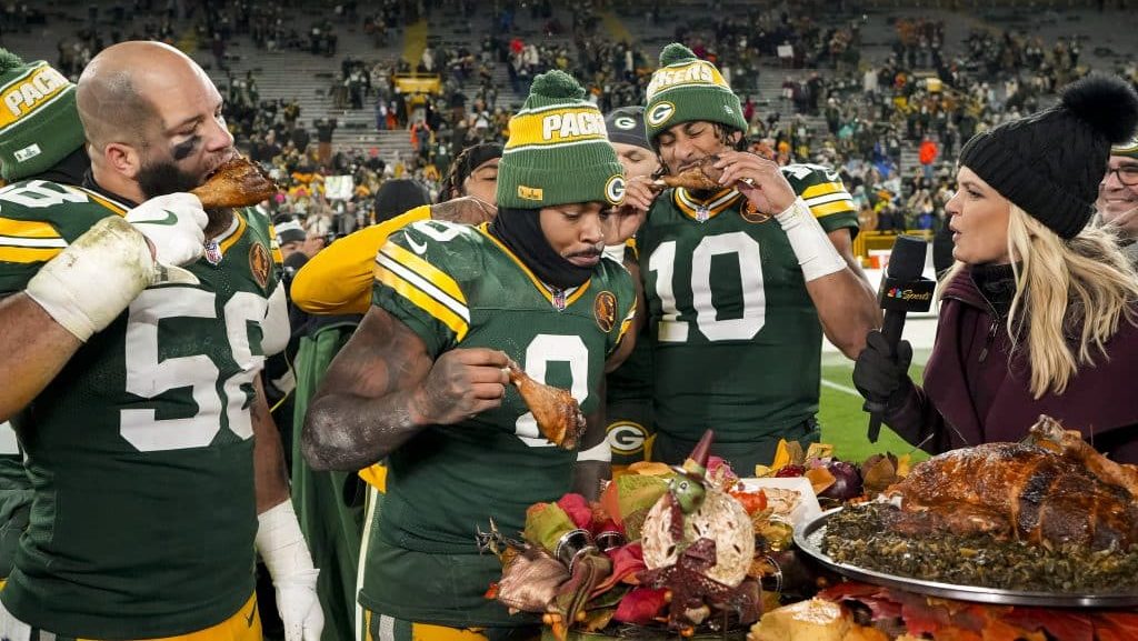 green bay packers ação de graças