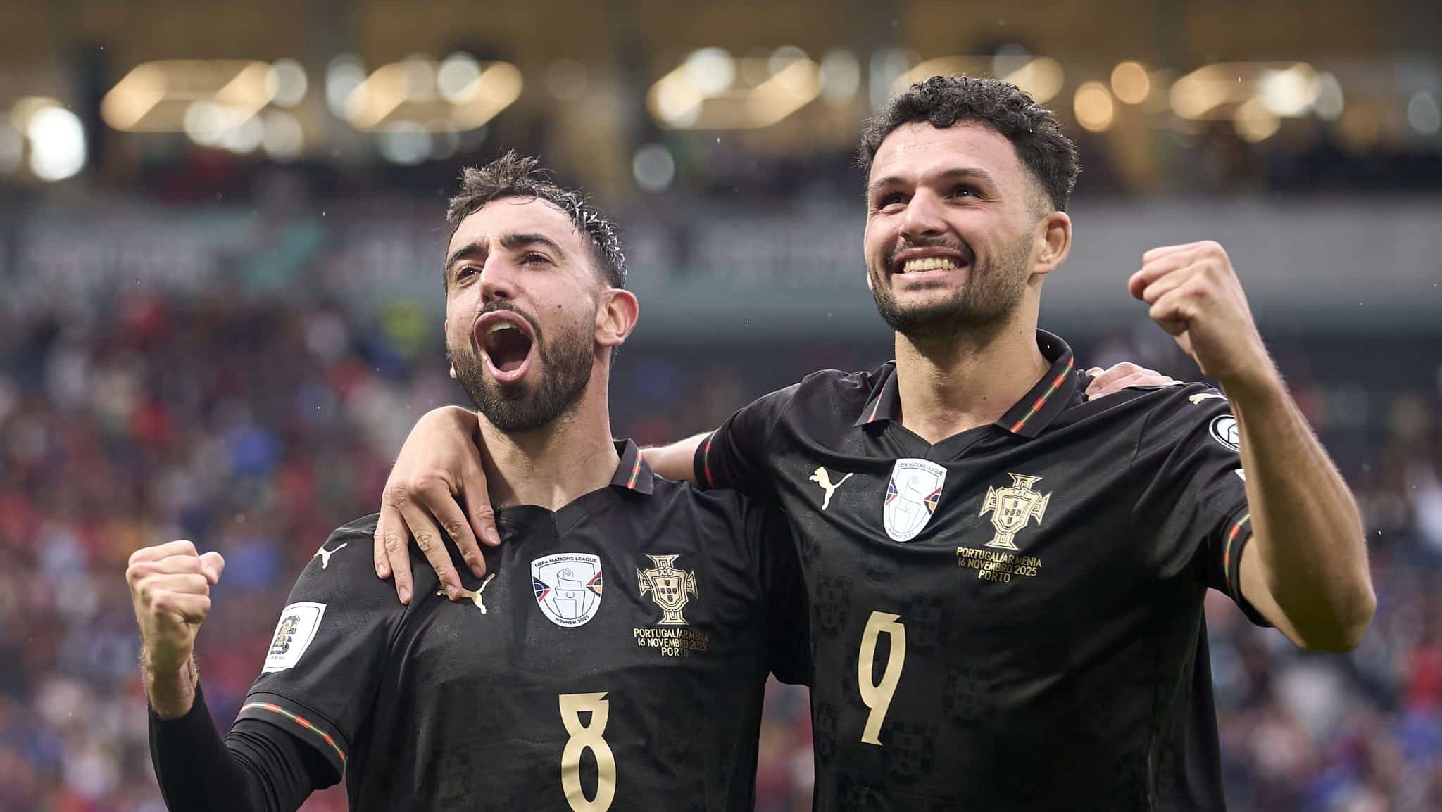 Bruno Fernandes gonçalo ramos portugal