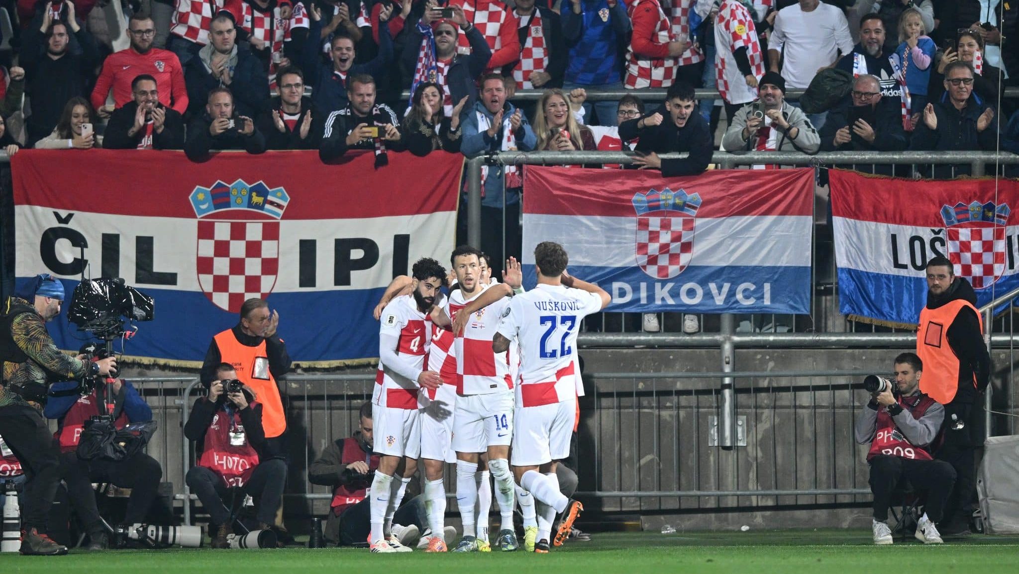 Jogadores da seleção da Croácia