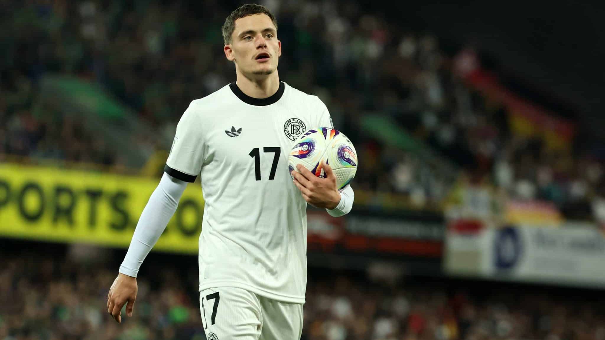 Florian Wirtz em ação pela seleção da Alemanha