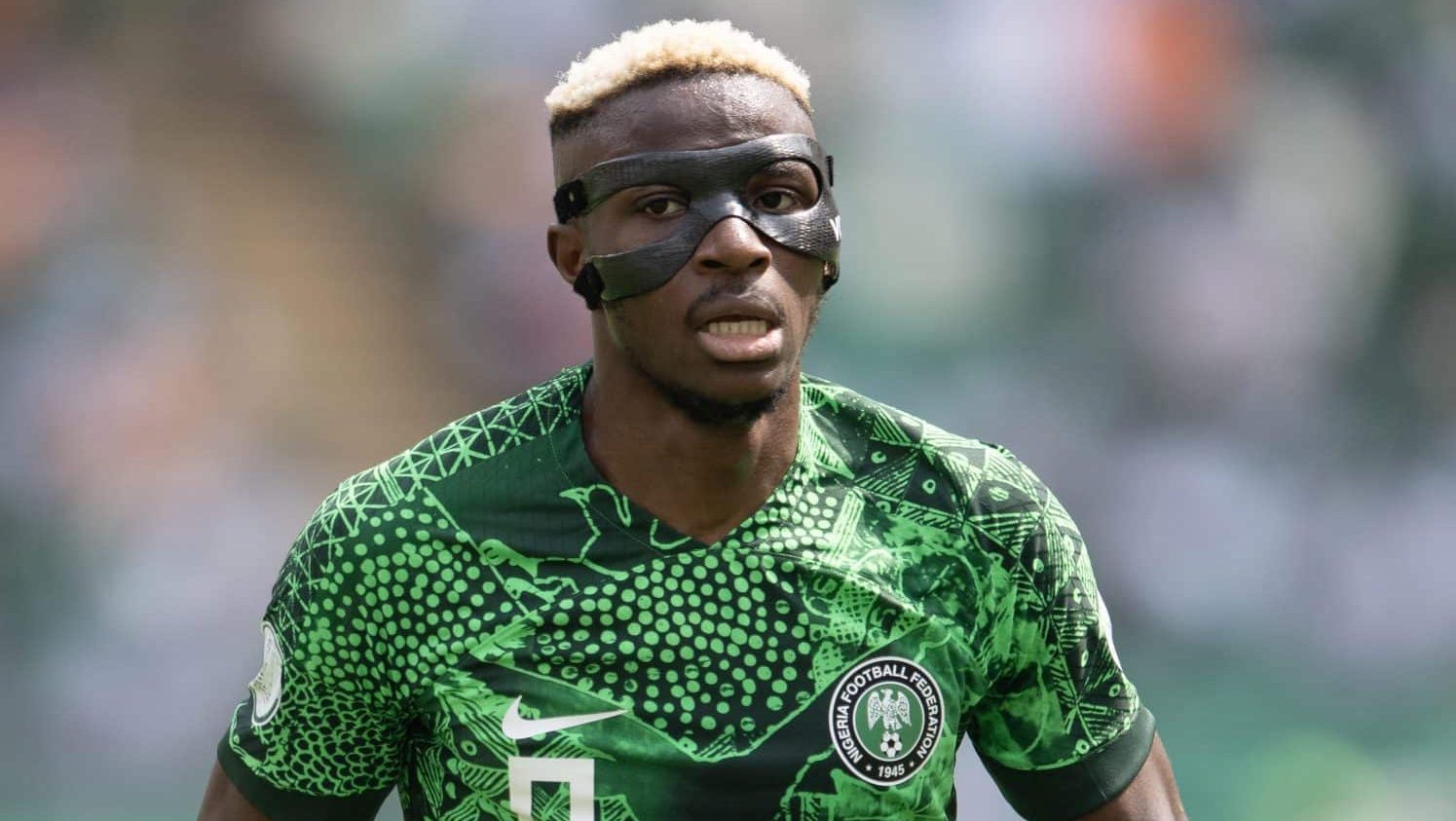 Osimhen em ação pela Nigéria