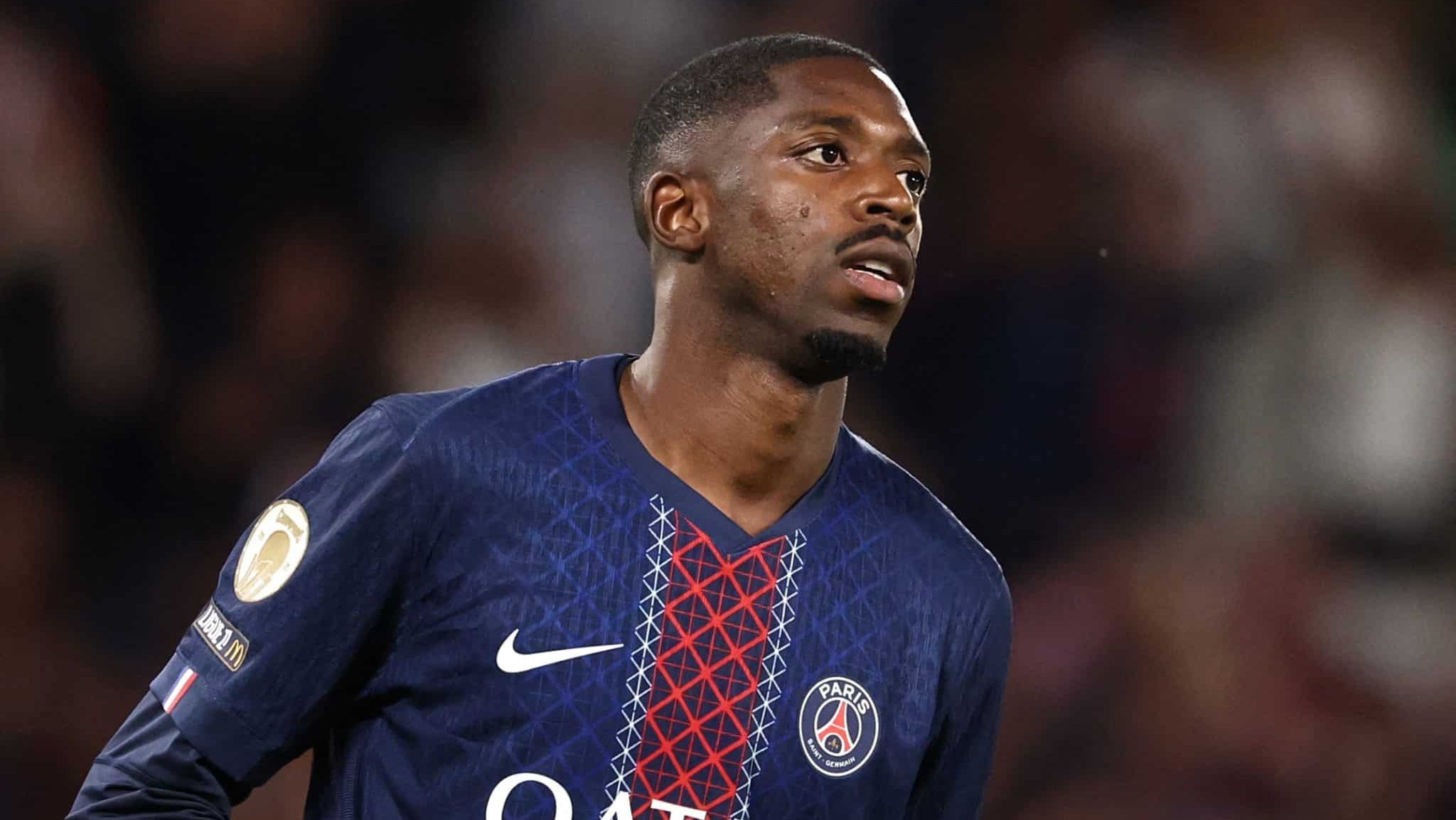 Ousmane Dembélé em ação pelo PSG