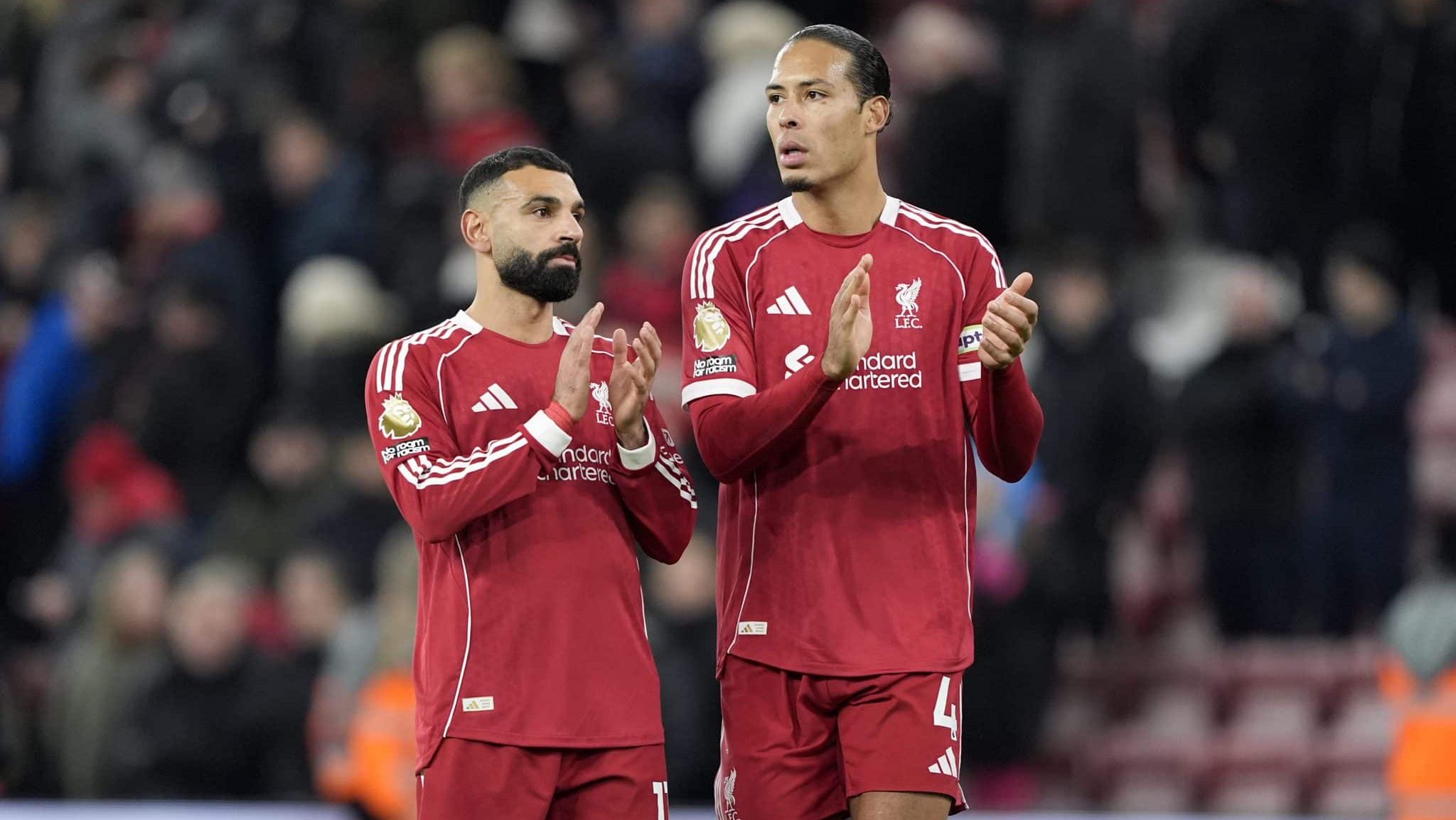Salah e Van Dijk no Liverpool