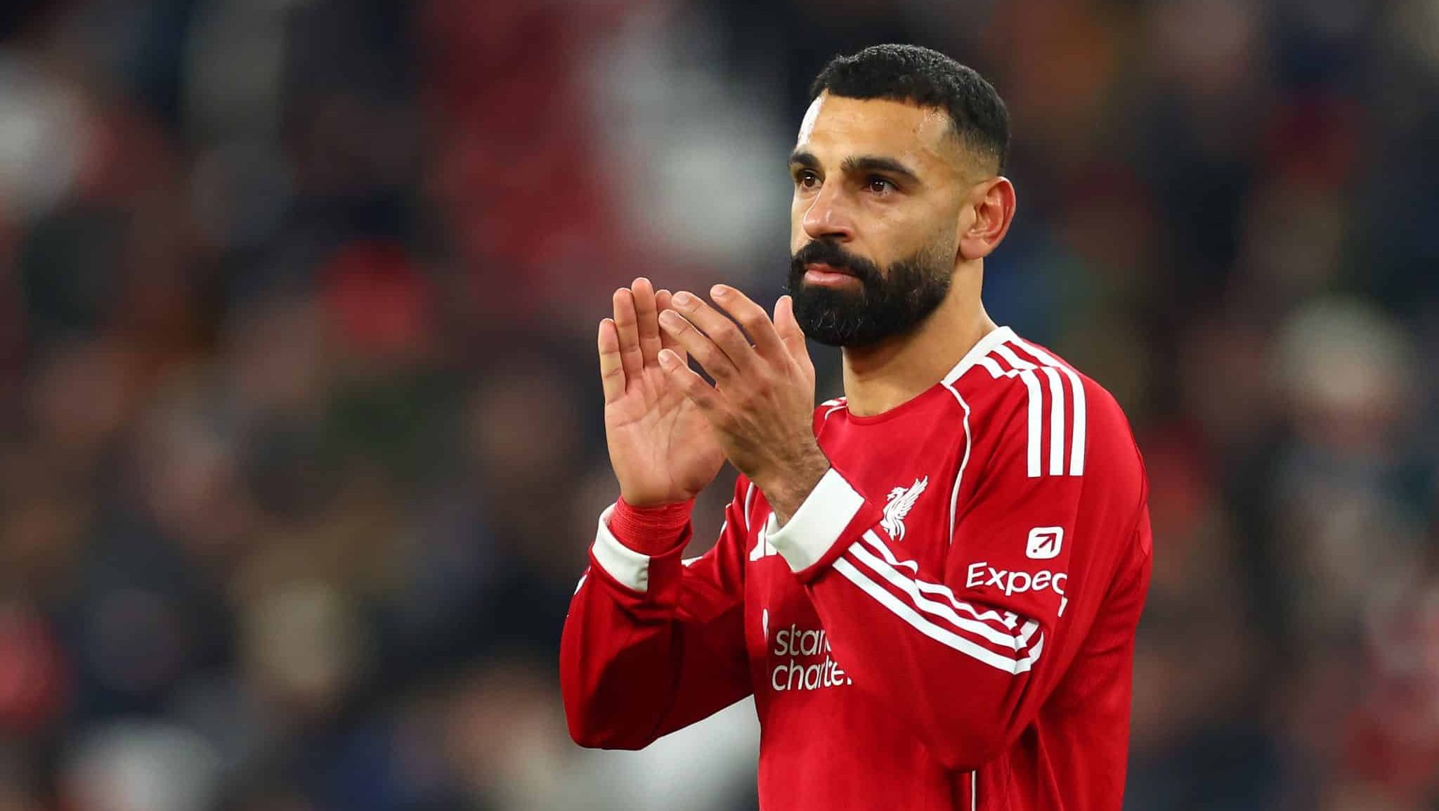 Salah em ação pelo Liverpool