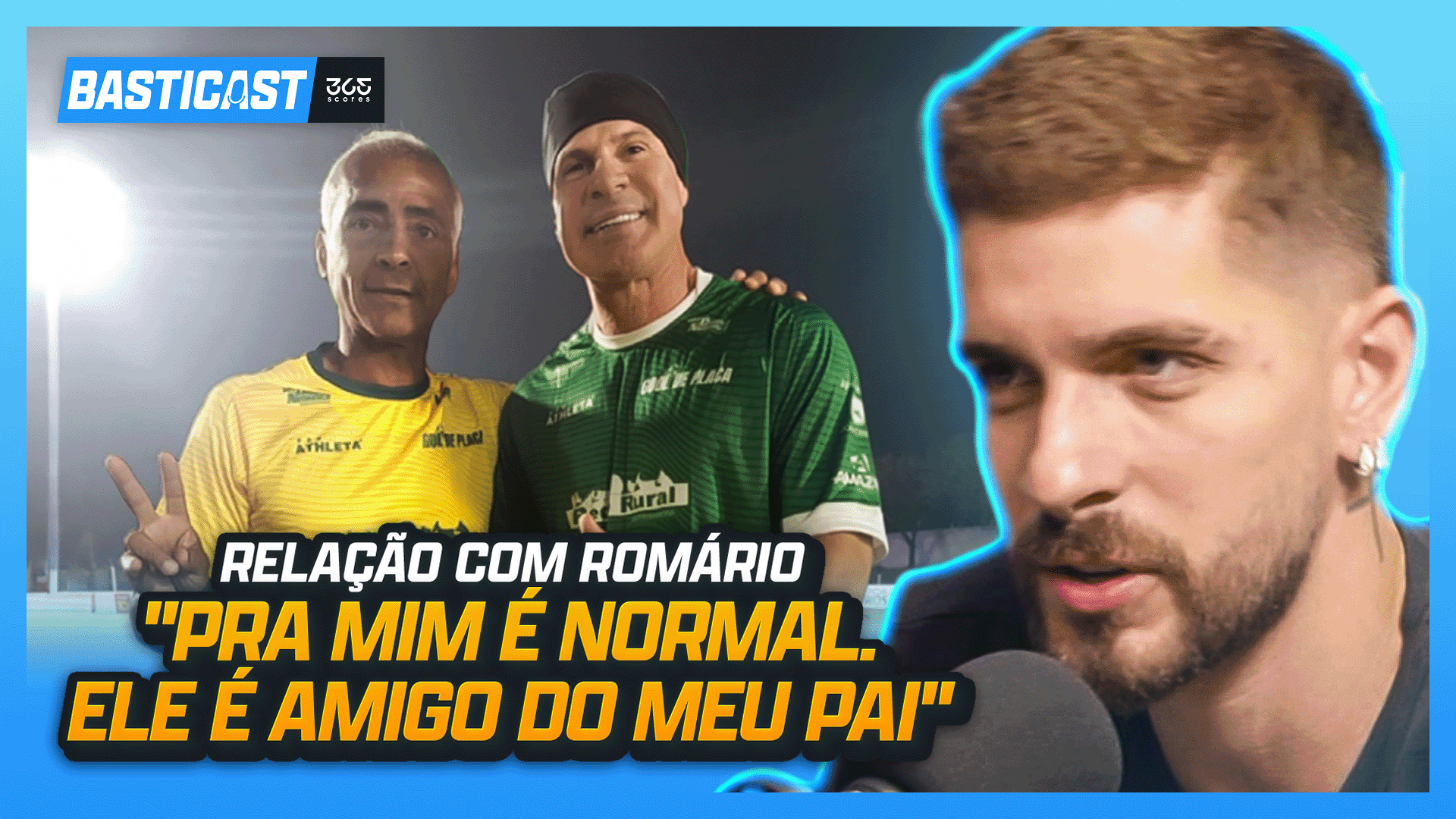 Tulinho fala sobre relação com Romário