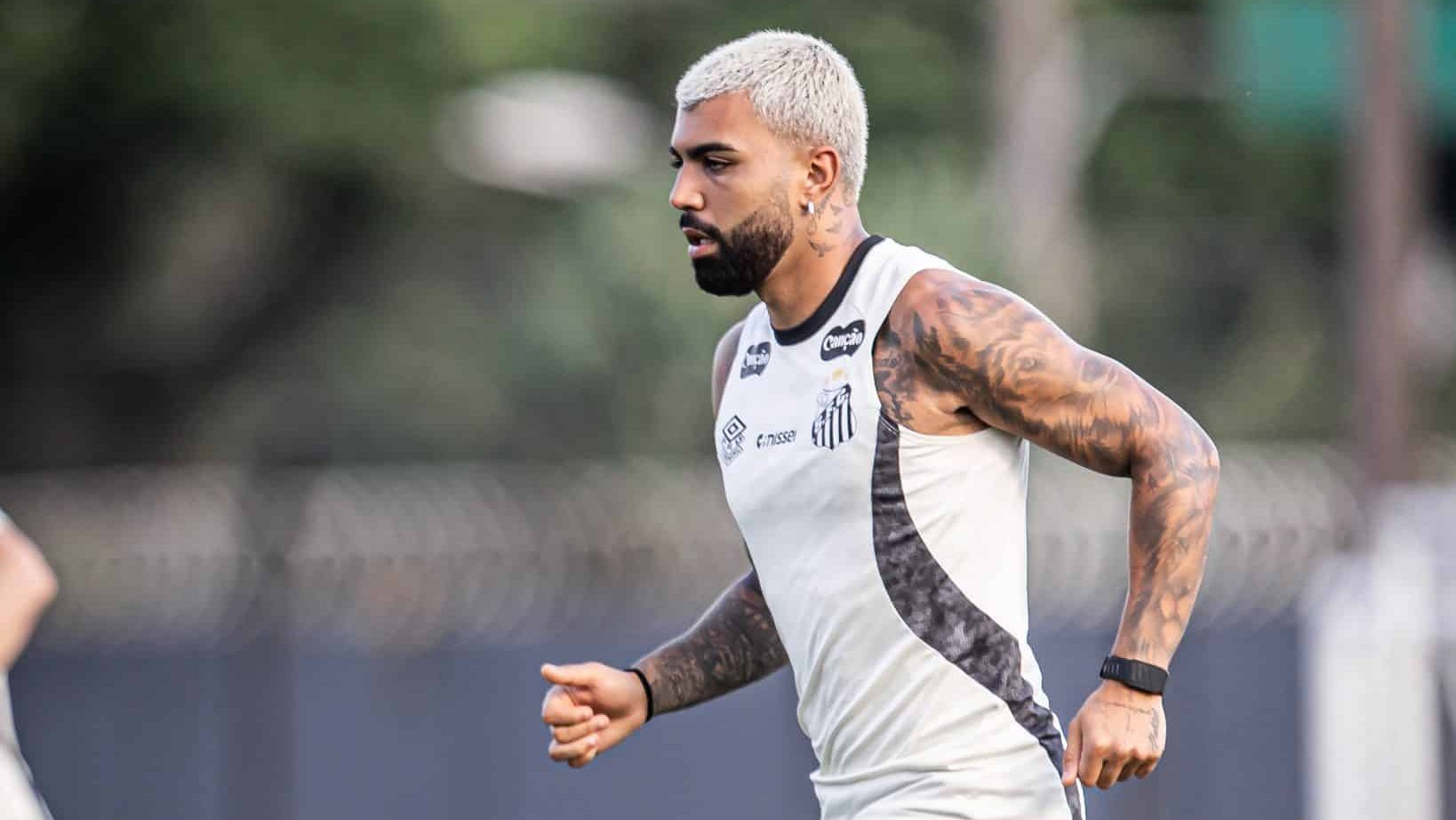 Gabigol no Santos